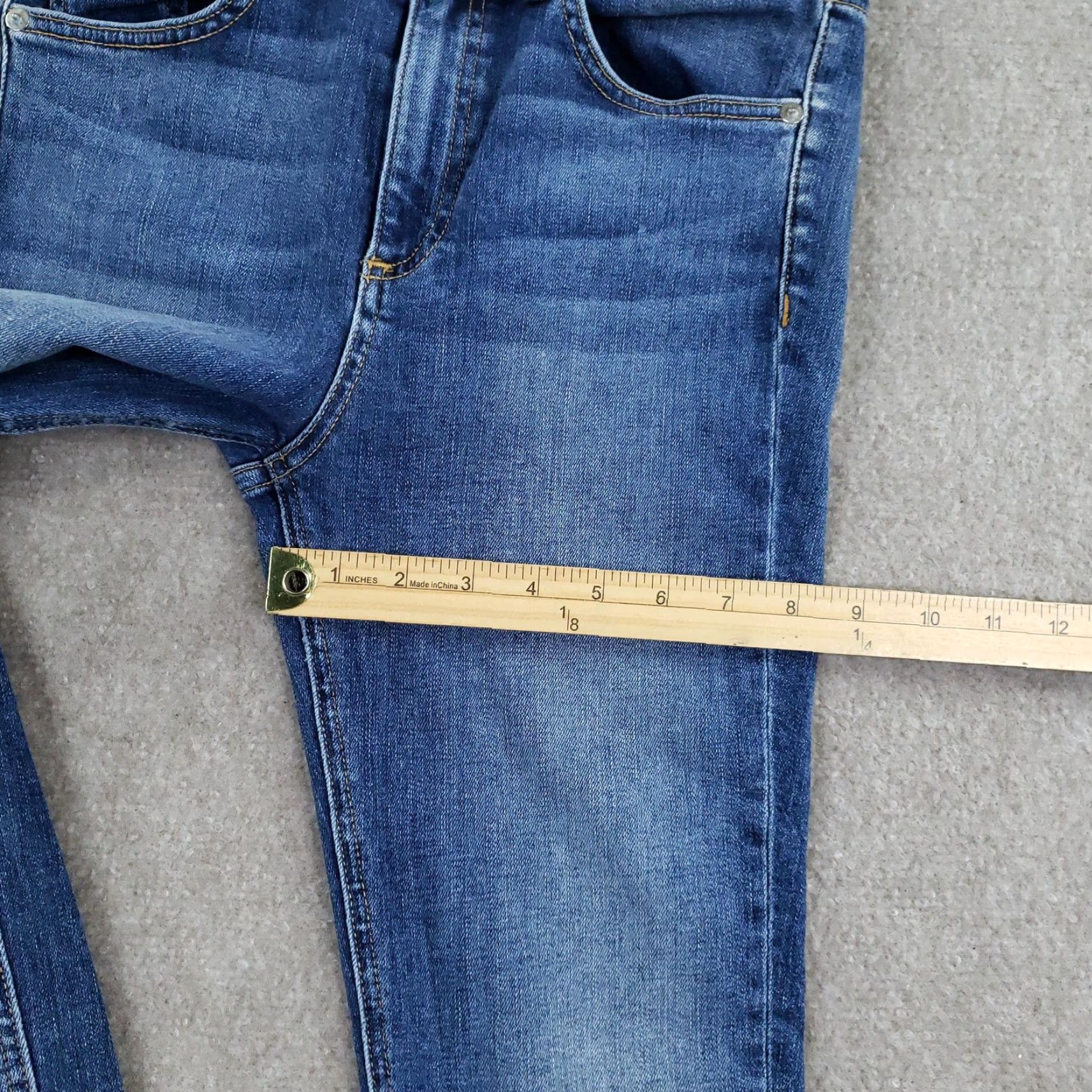 Rag & Bone Rag & Bone Jeans 27 In Blue 10 Inch Ankle Skinny Womens Regular Size 27 Denim Cotton Polyurethane Stretch Distressed Pockets Zip Fly Release Hem Size 27" / US 4 / IT 40 - 5 Thumbnail