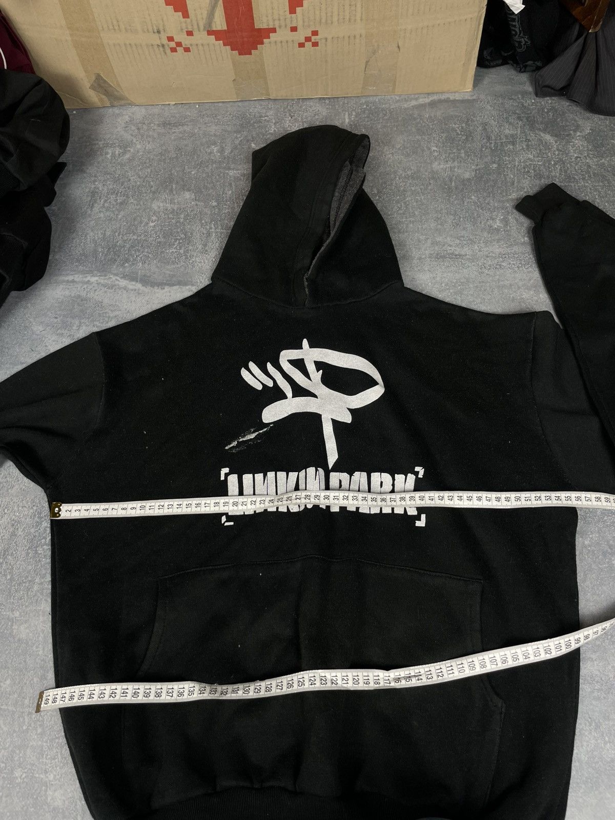 Band Tees Vintage 00ss Linkin Park black big logo hoodie Size US M / EU 48-50 / 2 - 7 Thumbnail
