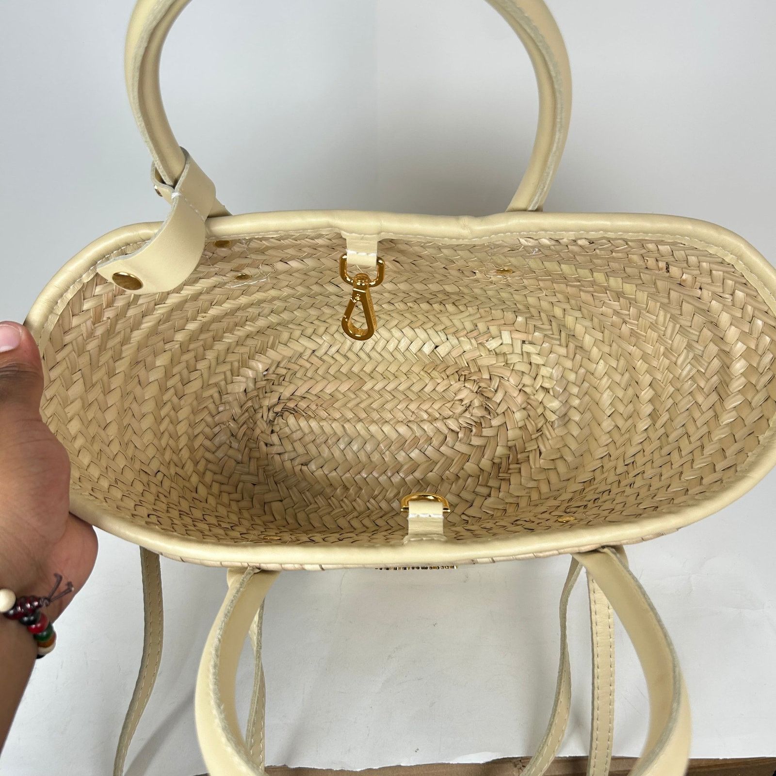 Jacquemus Jacquemus Ivory Small Le Petit Panier Soli Basket Bag Size ONE SIZE - 3 Thumbnail
