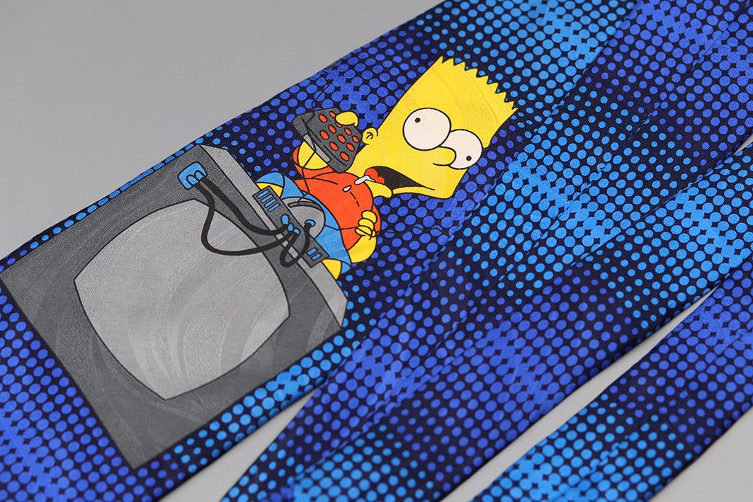 Other Vintage 2000 Bart Simpson Silk Tie – The Simpsons Size ONE SIZE - 8 Thumbnail