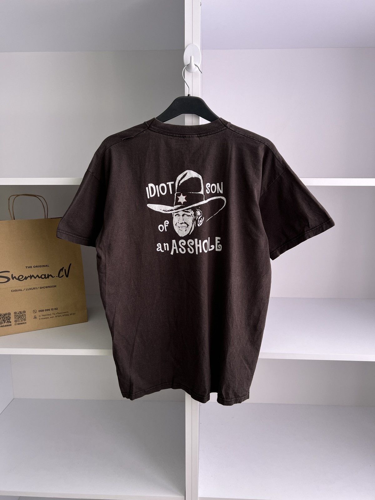 Band Tees × Vintage Vintage Nofx Logo Brown T-shirt Size US L / EU 52-54 / 3 - 11 Thumbnail