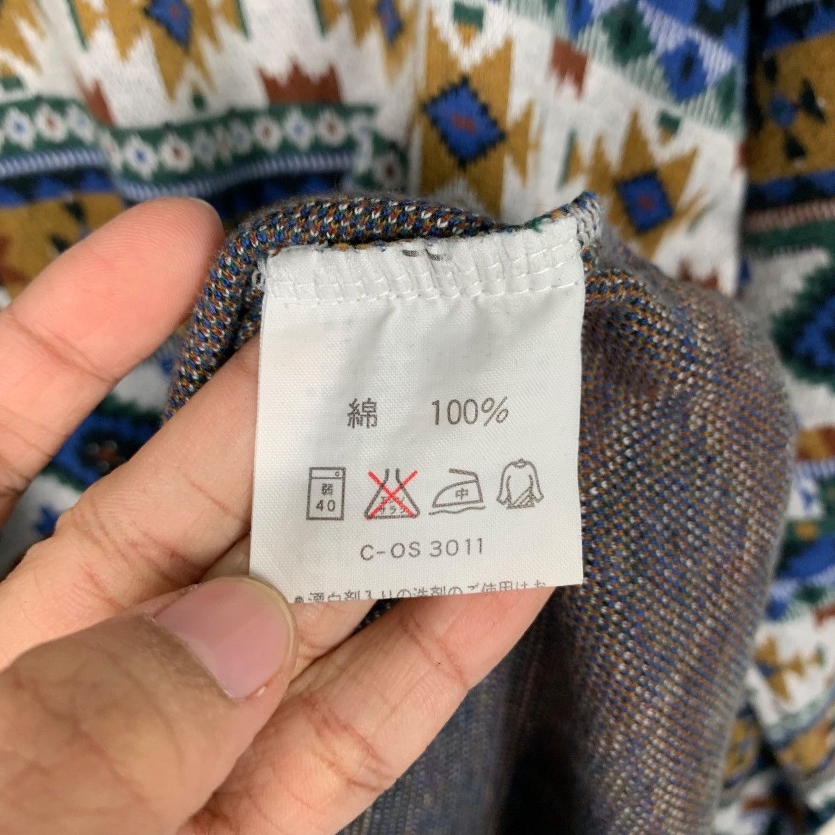Adidas 90’s ADIDAS Motif Design Half Button Polo Jumper #2092-C91 Size US L / EU 52-54 / 3 - 12 Thumbnail