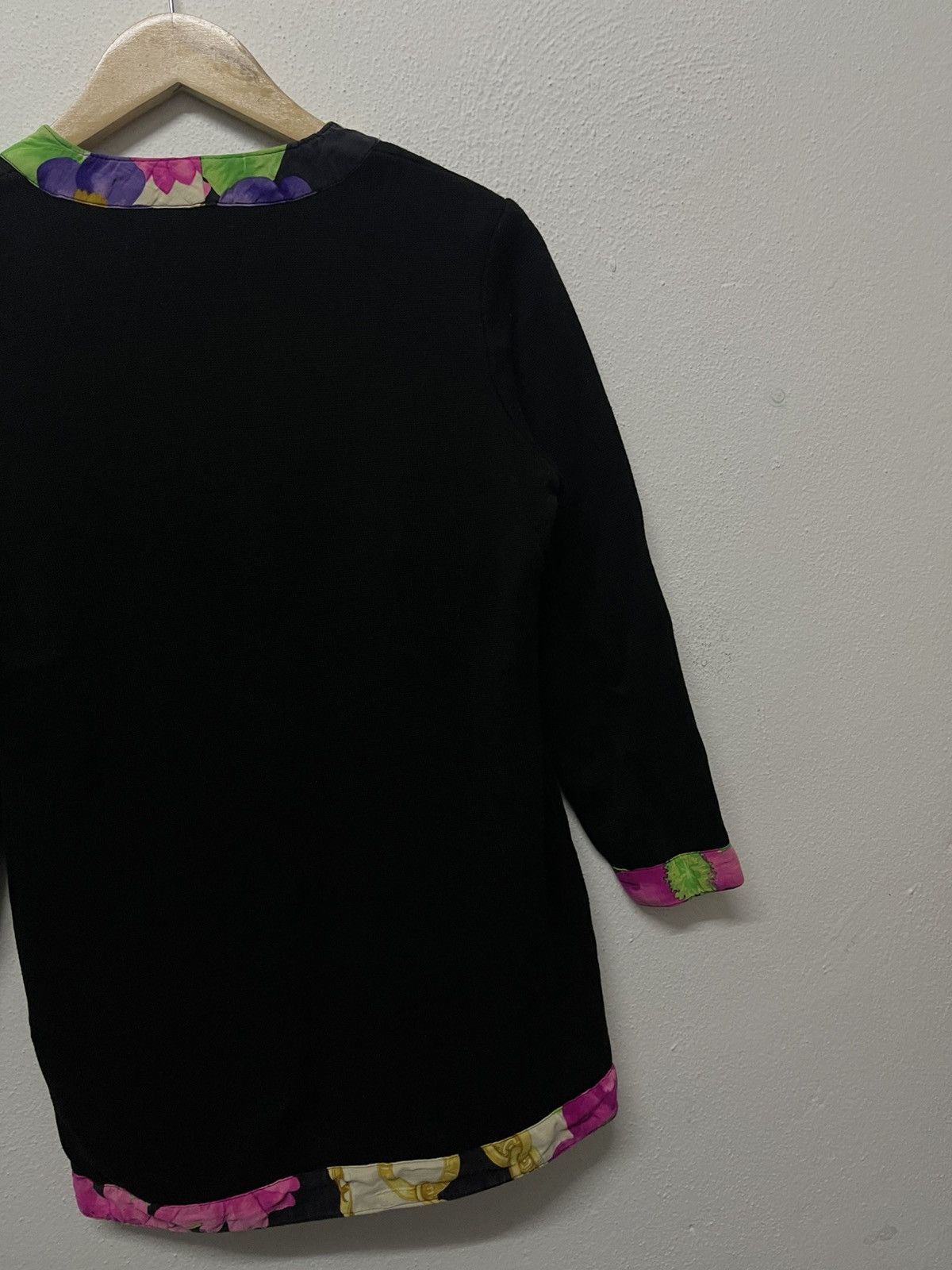 Celine 80s CELINE PARIS SILK/COTTON CARDIGAN FLORAL DESIGN RARE Size XS / US 0-2 / IT 36-38 - 17 Thumbnail