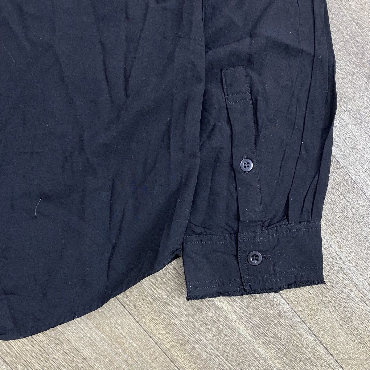 Yohji Yamamoto Archive Y’S For Men Yohji Yamamoto Black Long Shirt Designer Size US S / EU 44-46 / 1 - 13 Thumbnail