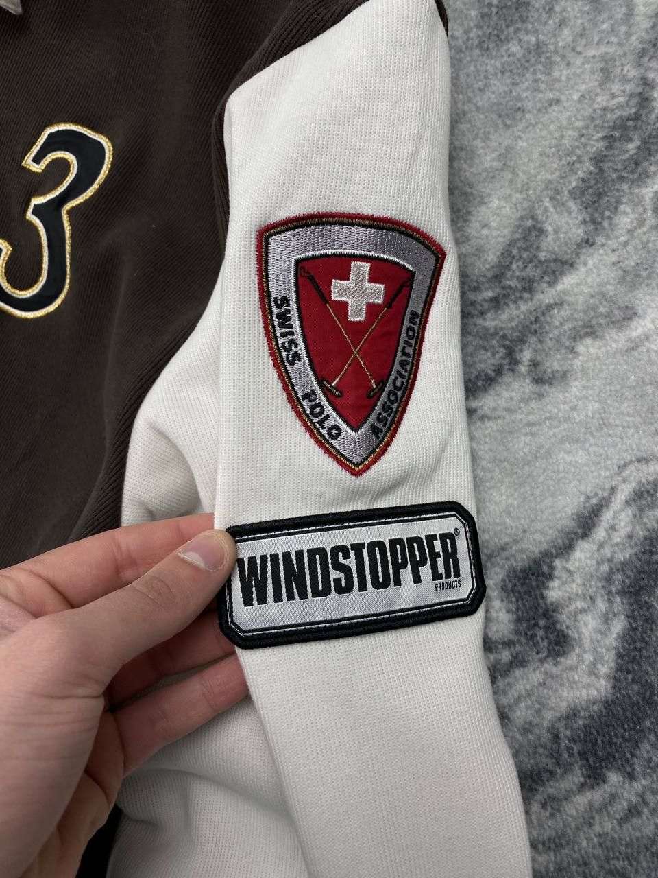 Vintage Polo Club St Moritz Switzerland Rugby Polo Windstopper Size US XL / EU 56 / 4 - 6 Thumbnail