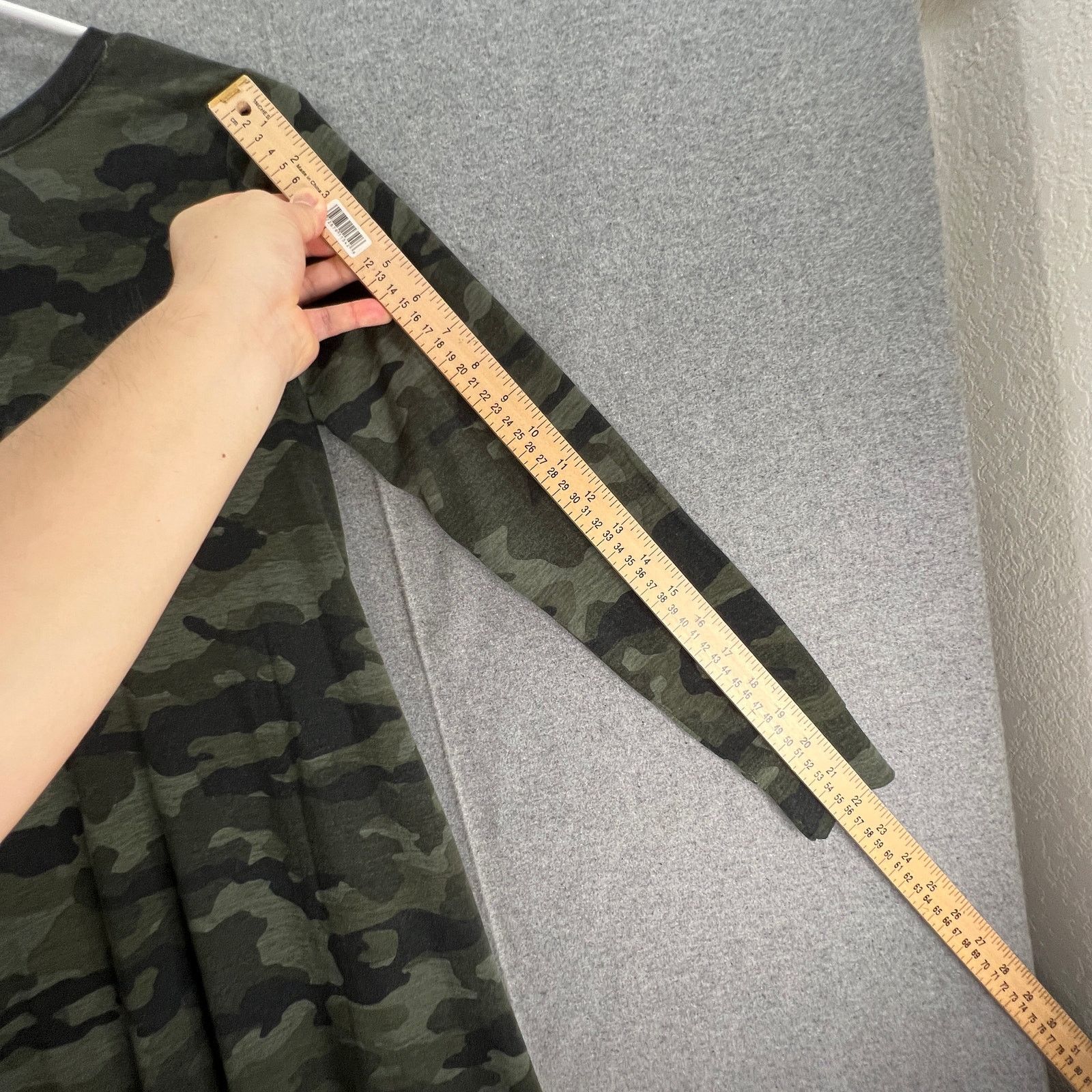 Other LuLaRoe Dress Women Size XXS Green Camo Long Sleeve Size XXS / US 00 / IT 34 - 8 Thumbnail