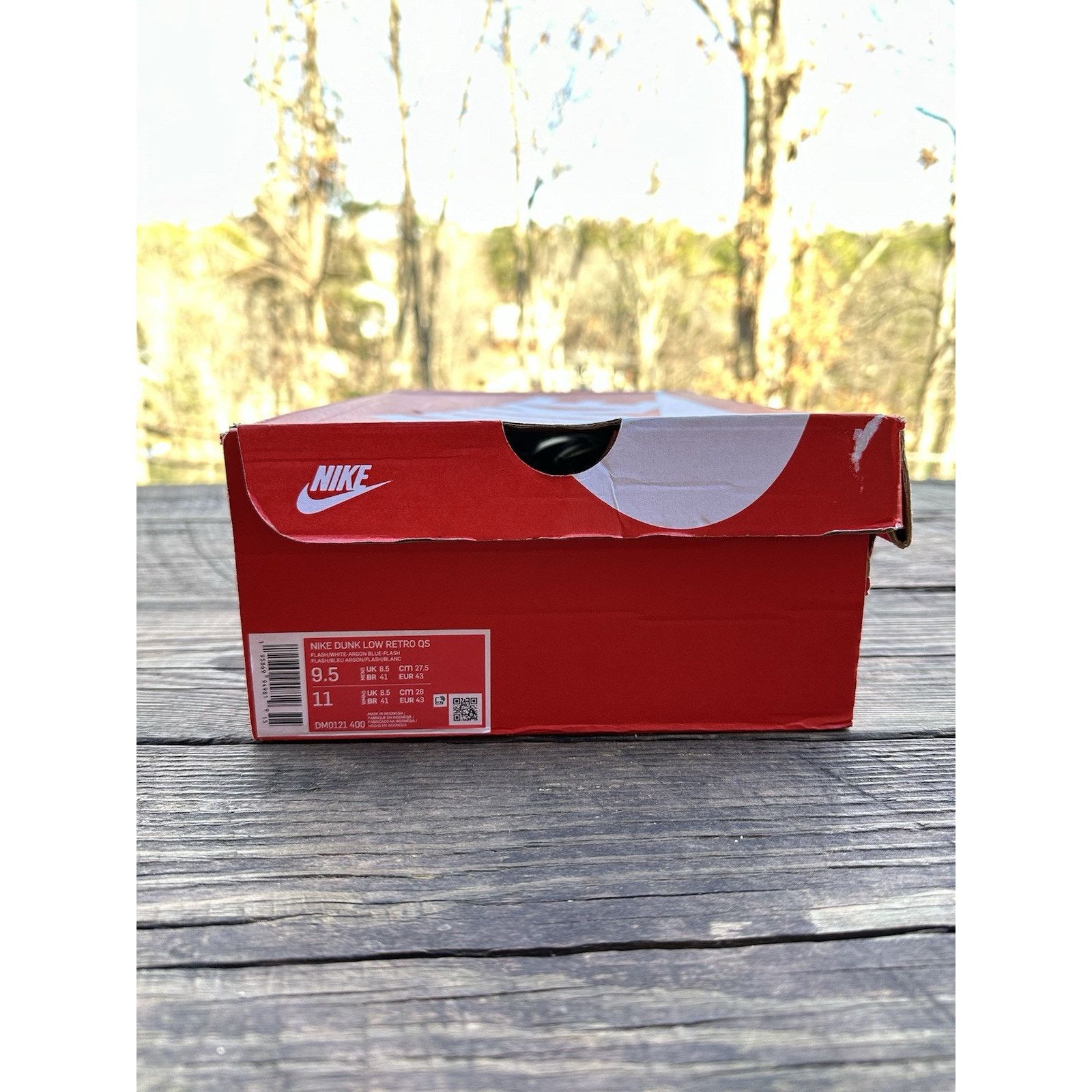Nike Nike Dunk Low Retro QS Argon - Size 9.5 Size US 9.5 / EU 42-43 - 8 Thumbnail