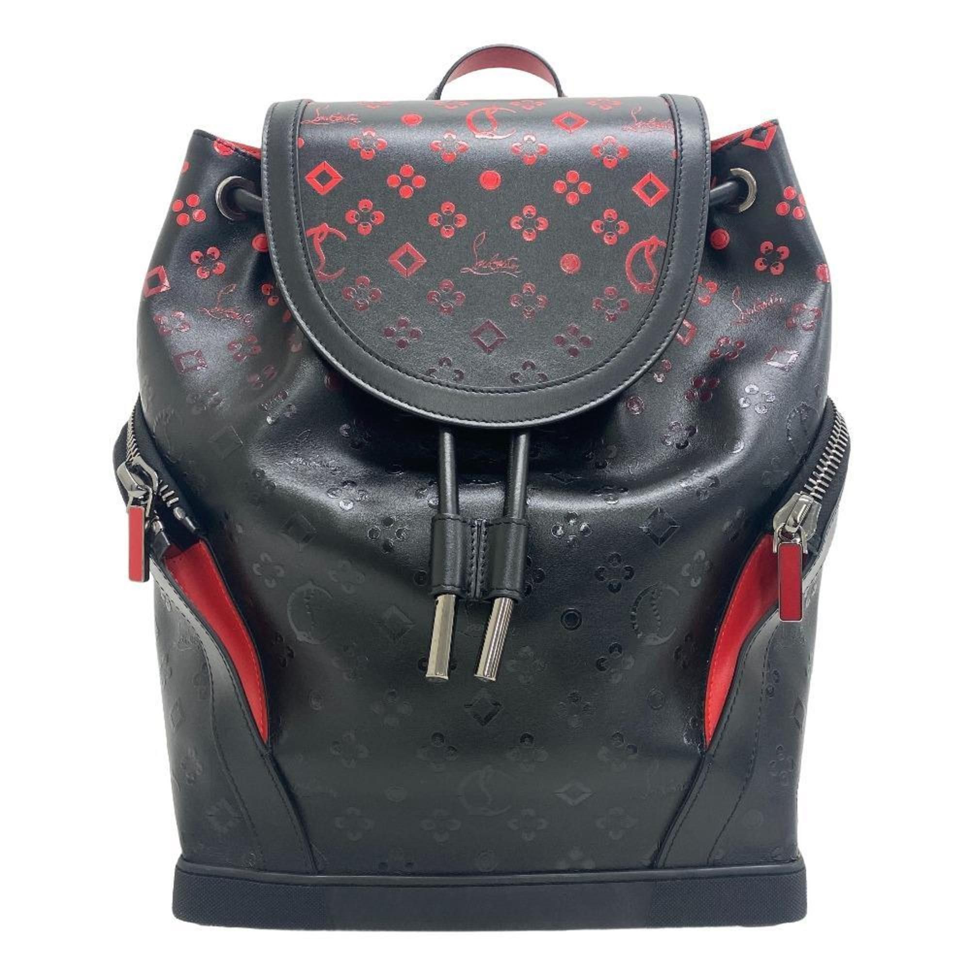 image of Christian Louboutin Explorer Funk Studded Backpack/daypack Black Men's Z0005699