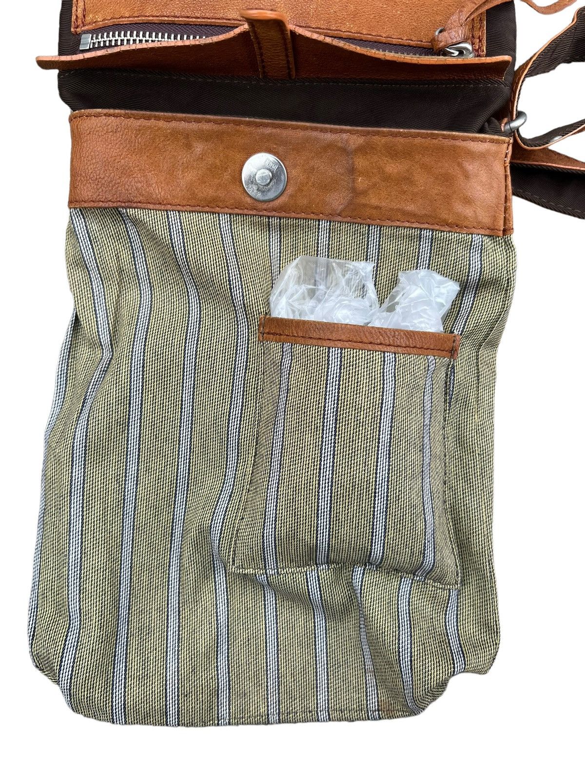 Leather Vintage Arukan Japan Hybrid Leather Bag Size ONE SIZE - 21 Thumbnail