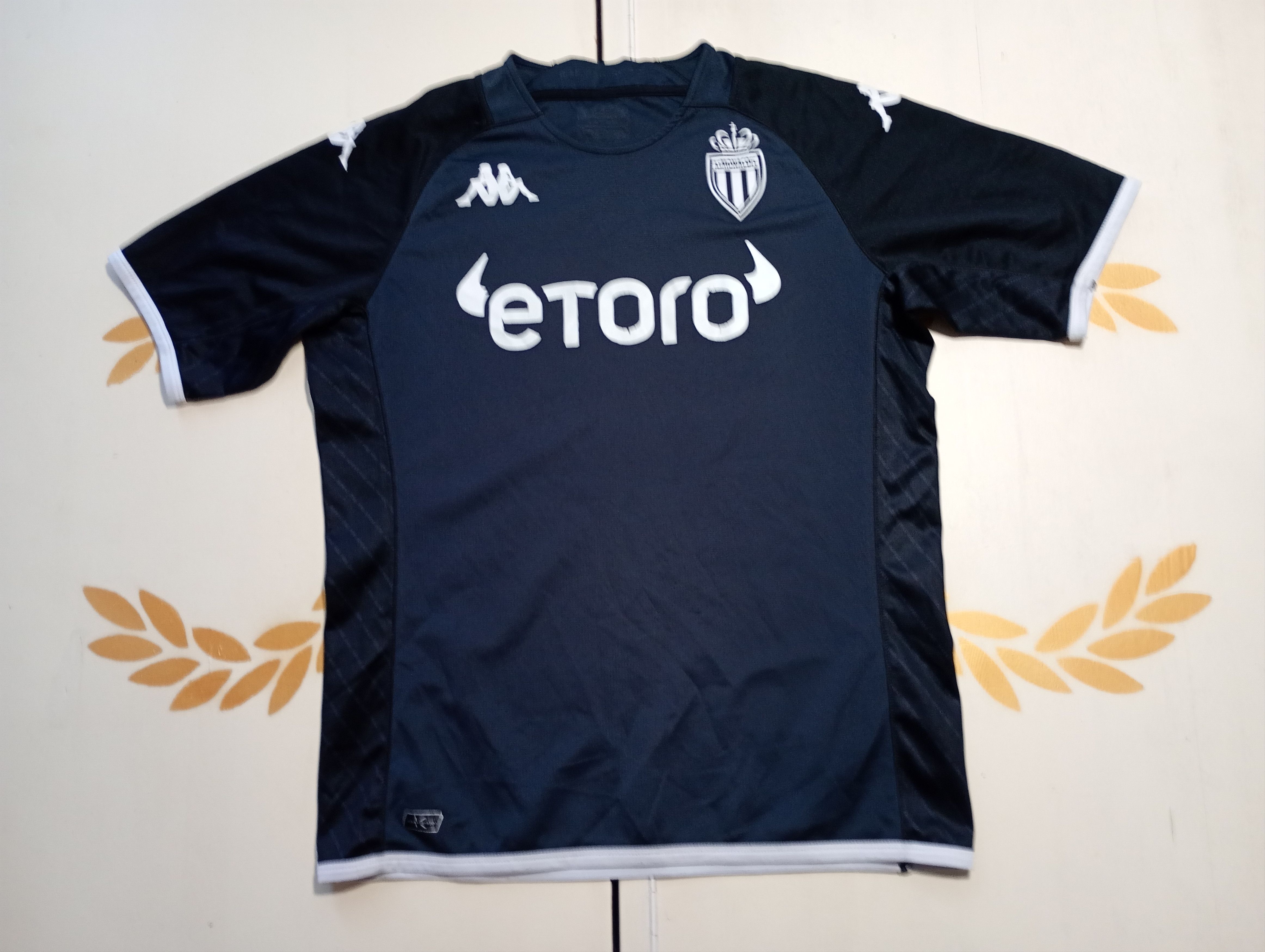 Kappa Kappa Monaco AS Away Jersey 2022-2023 Size US L / EU 52-54 / 3 - 1 Thumbnail