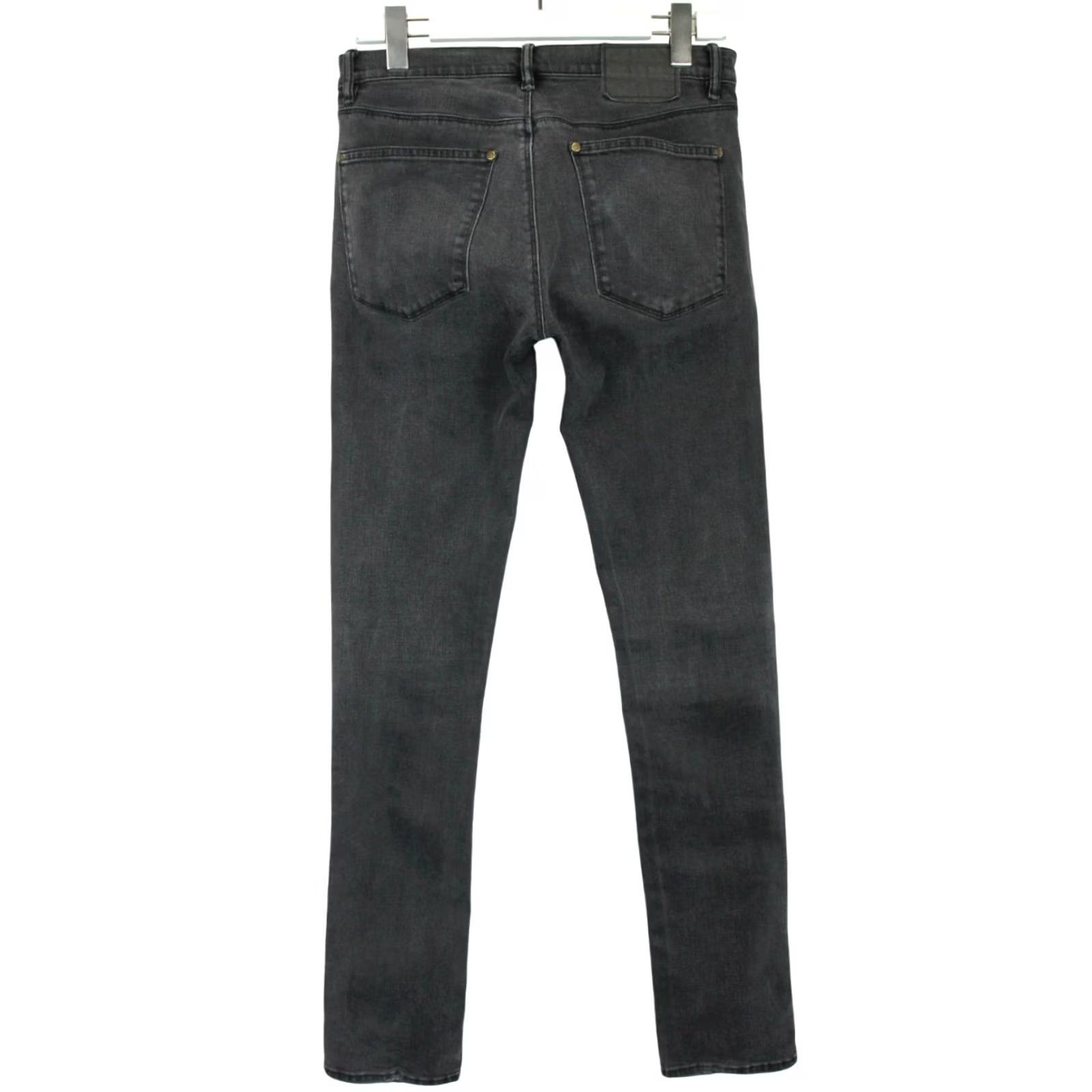 Acne Studios ACNE STUDIOS Jeans Men's W30/L34 Slim Washed Black Zip Fly Blocked By Slight Wear Max Used Blk Slim Fit Zip Fly Jeans Men W30/L34 Black Size US 30 / EU 46 - 2 Thumbnail