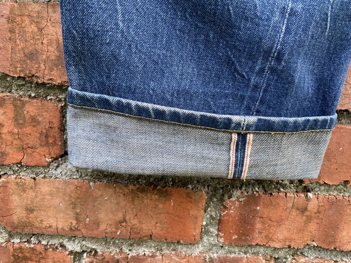 Denime W36x32 sewing chop redline denime distressed repaired denime Size US 36 / EU 52 - 4 Thumbnail