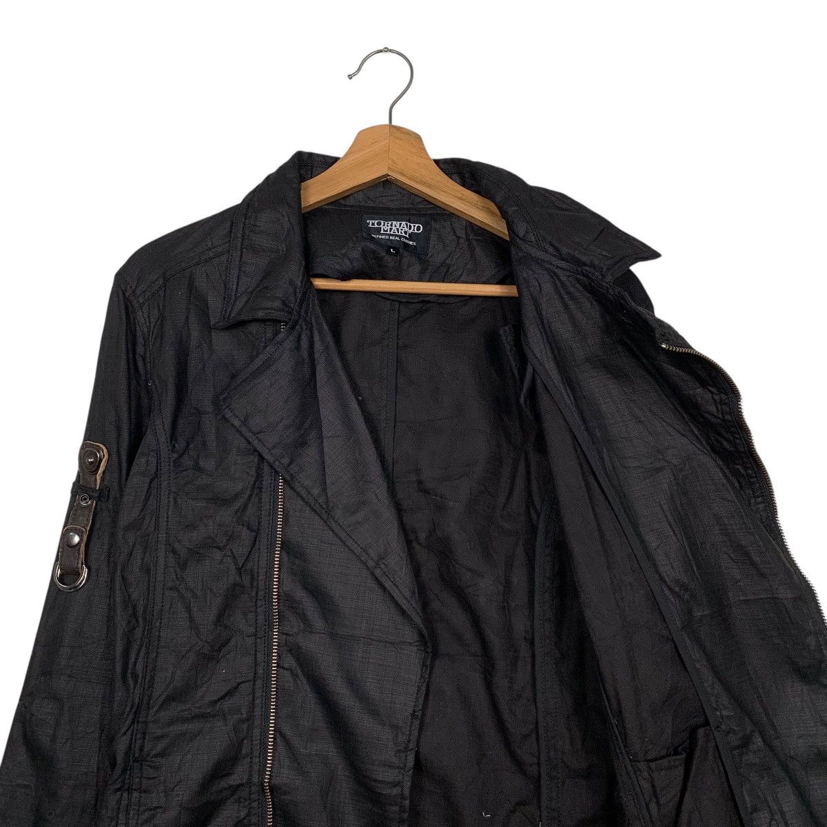 Tornado Mart Tornado Mart Double Colar Biker Jacket Size US S / EU 44-46 / 1 - 10 Thumbnail