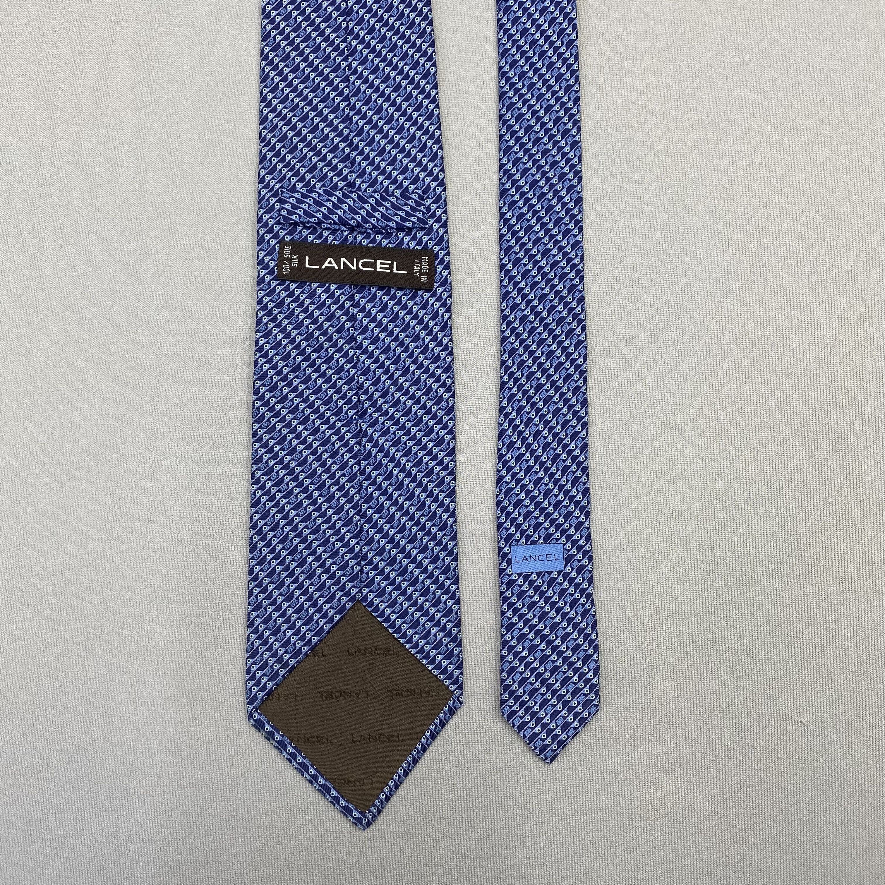 Lancel Vintage Lancel SILK Necktie Cravate Pure Silk Neck Tie Size ONE SIZE - 6 Thumbnail