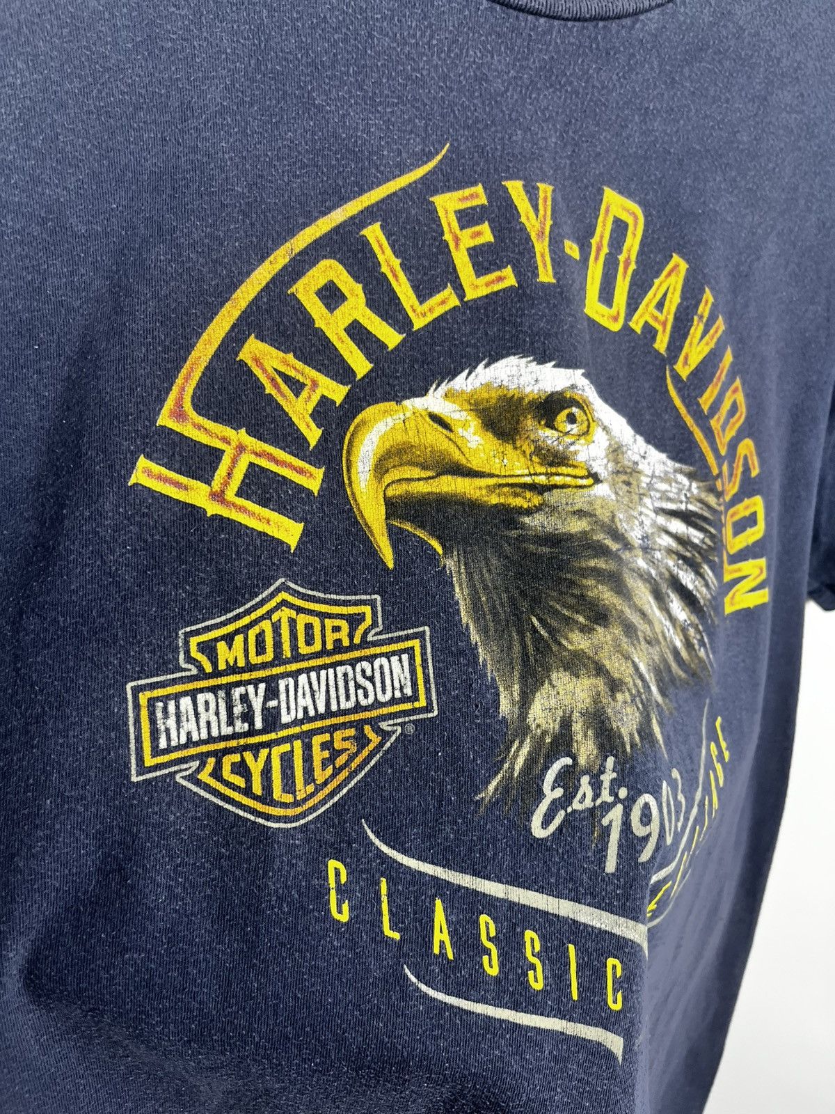 Harley Davidson Harley Davidson Orlando big logo t shirt size L Size US L / EU 52-54 / 3 - 5 Thumbnail