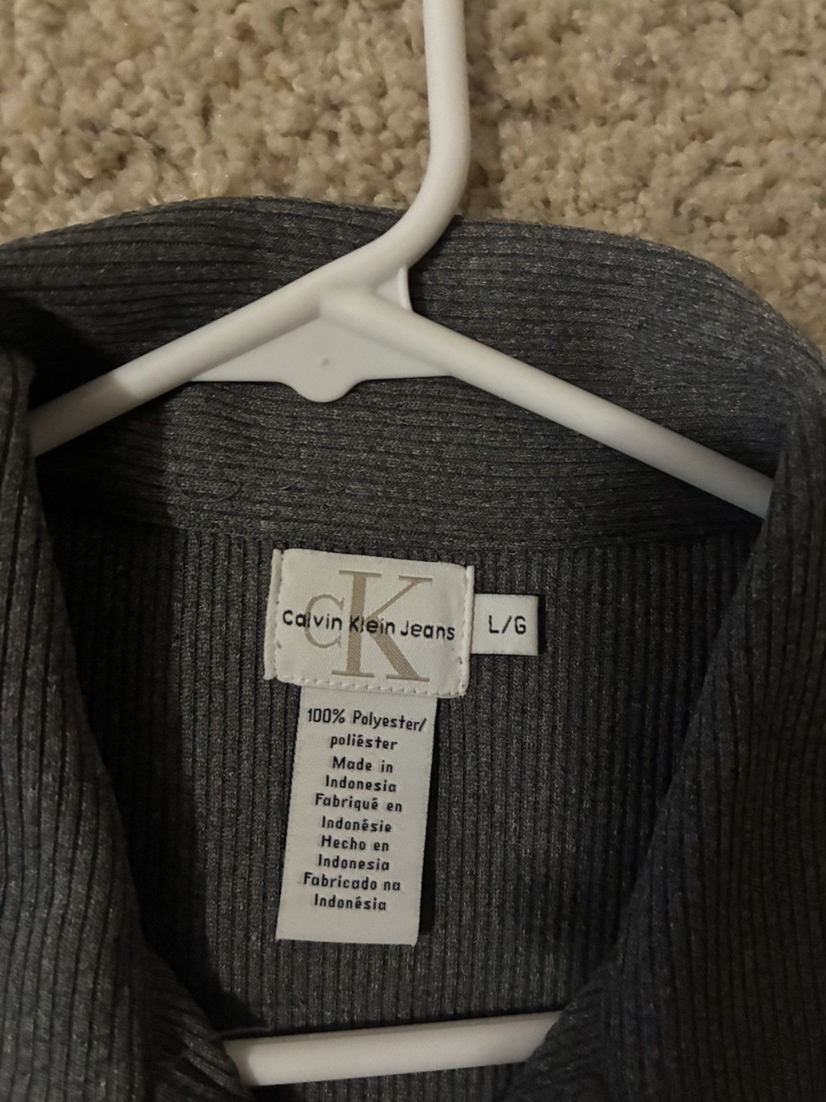 Calvin Klein Vintage Calvin Klein Button up Size US L / EU 52-54 / 3 - 2 Thumbnail