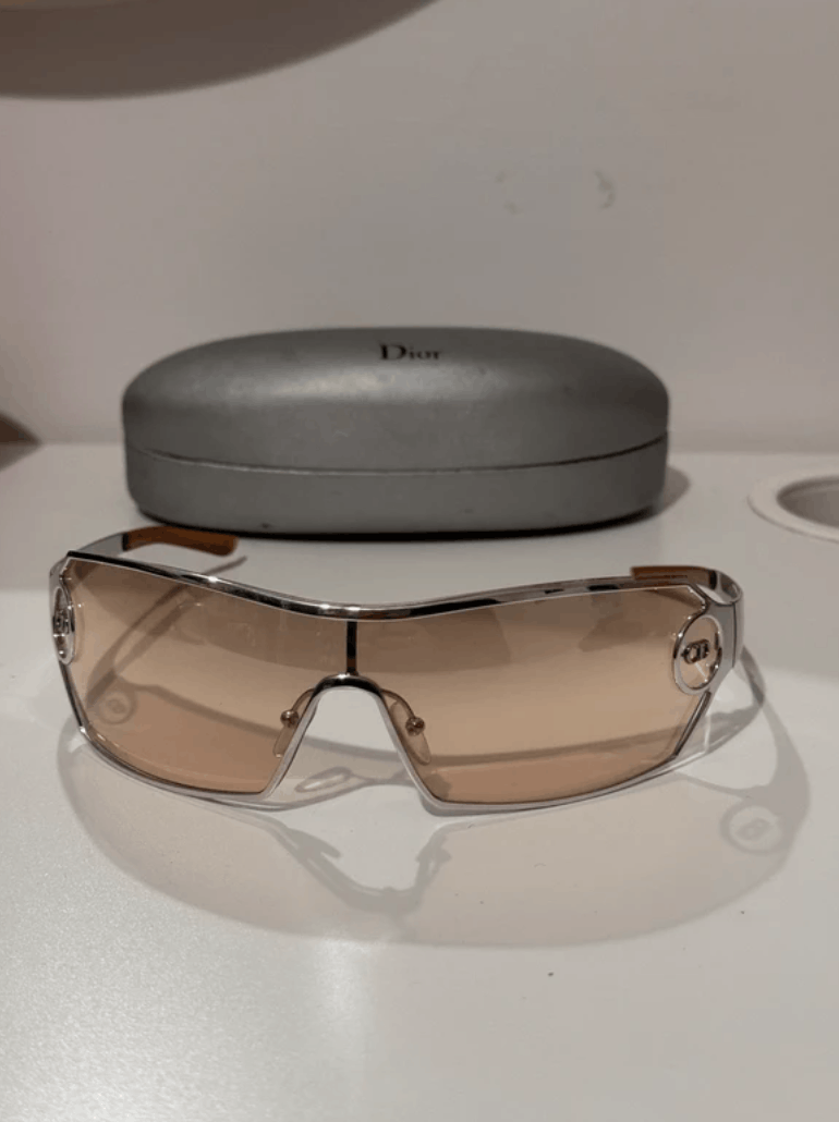 Dior DIOR Sunglasses DIORGO Wrap Shield Mask Ski Galliano Size ONE SIZE - 2 Thumbnail