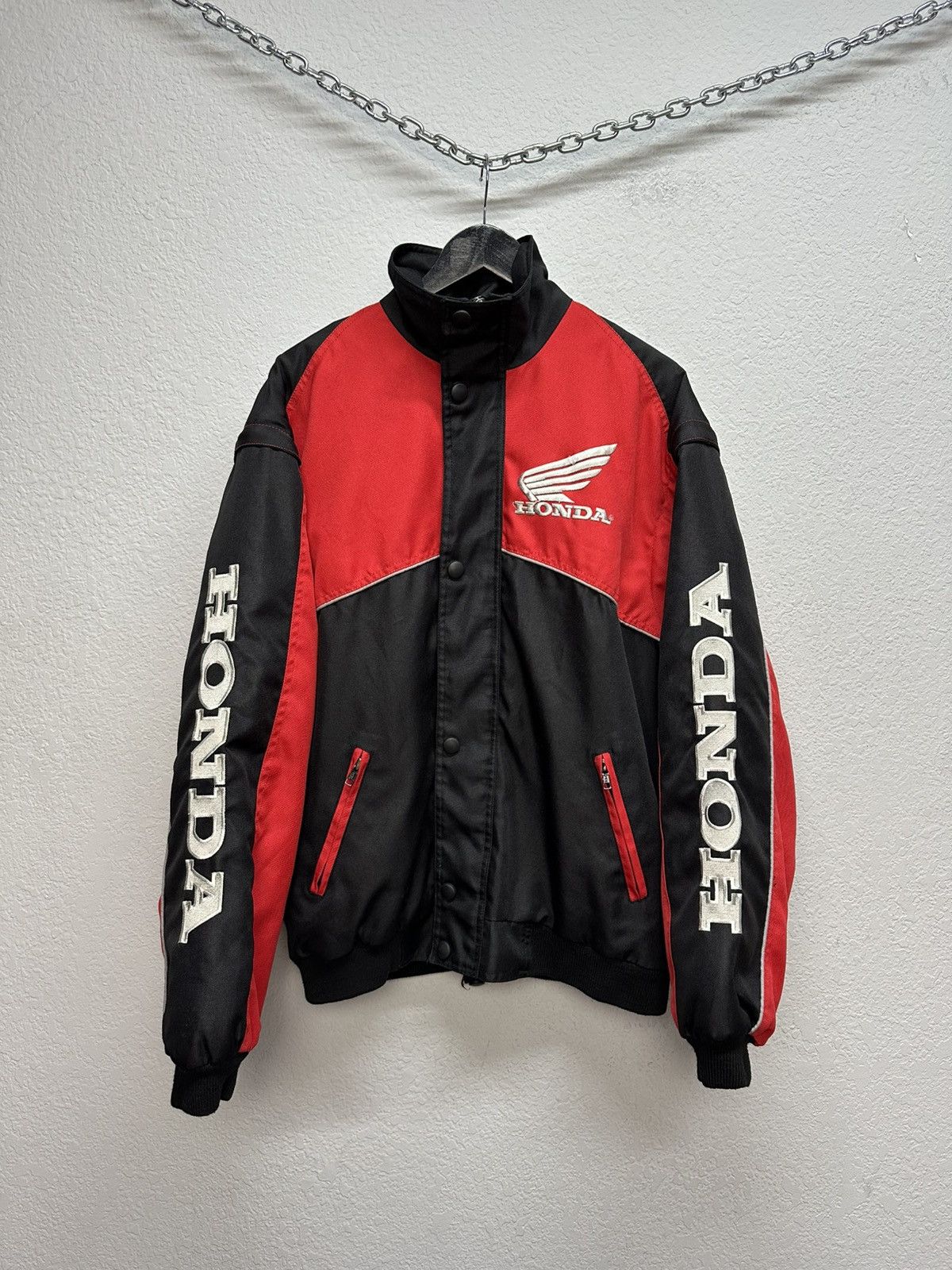 Honda Vintage Honda Racing Jacket Embroidered Big Logo Y2K Formula Size US L / EU 52-54 / 3 - 6 Thumbnail