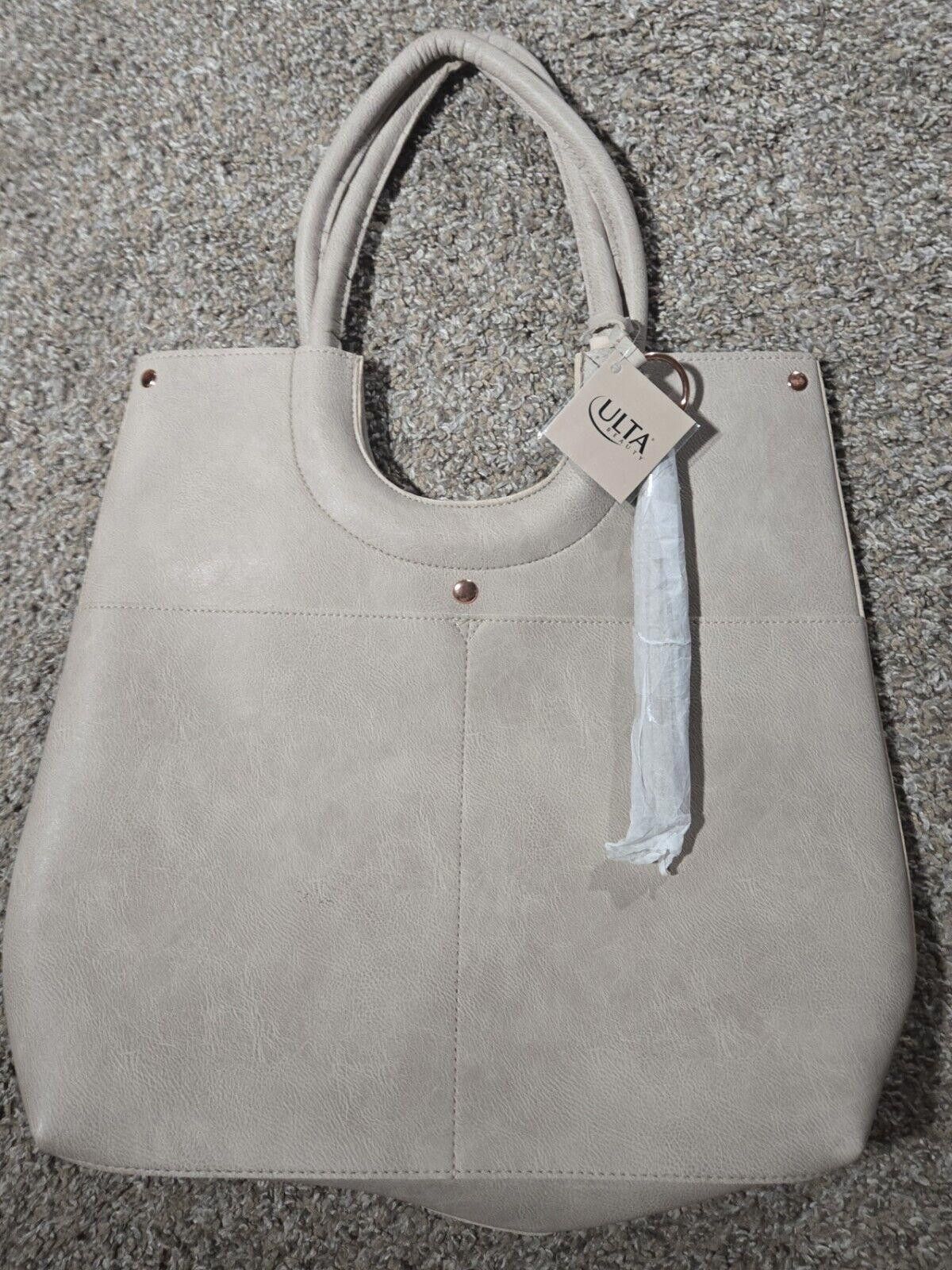 Designer Ulta Beaty Taupe Color Suede Feel Shoulder Bag Tassel NWT Size ONE SIZE - 1 Thumbnail