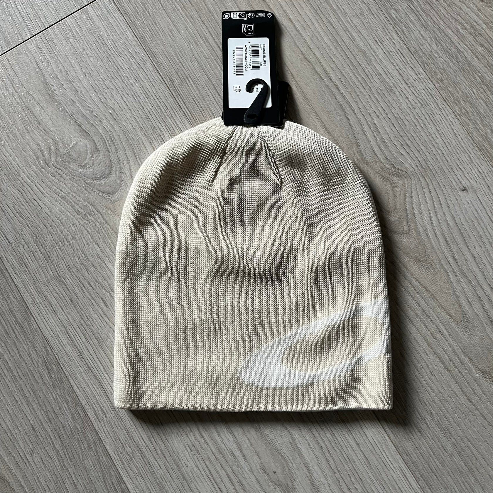 Oakley Oakley Brown Beanie Ellipse Hat Reversible Y2K Streetwear