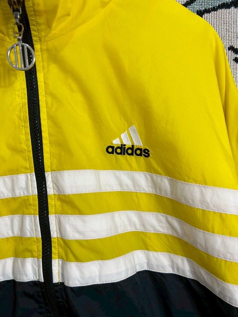 Adidas Vintage 90s Adidas Jacket size M Size US M / EU 48-50 / 2 - 2 Thumbnail