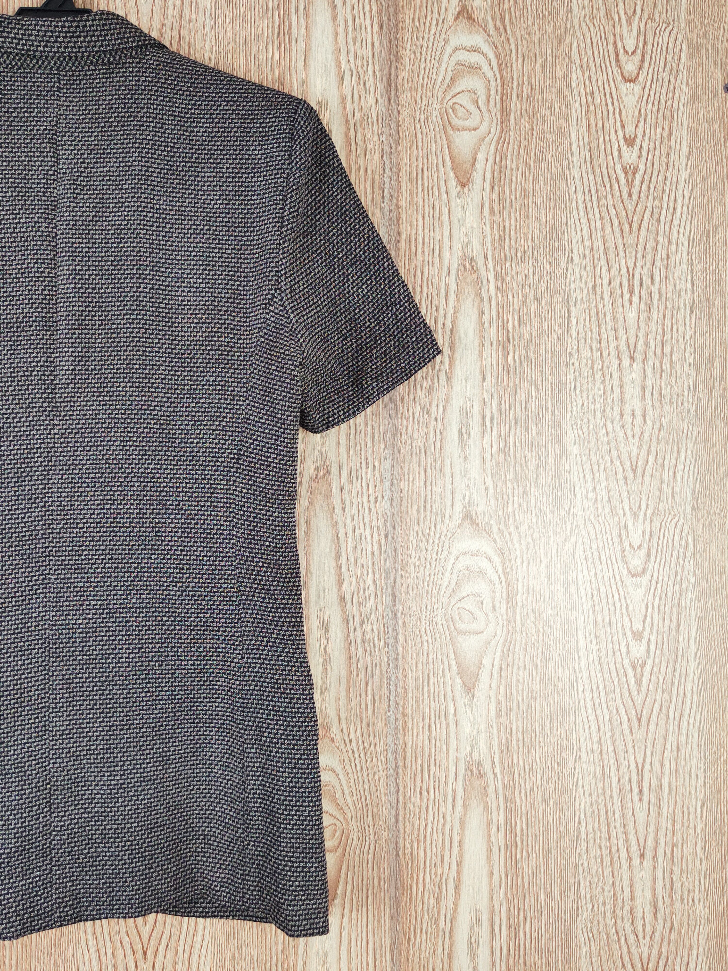 Japanese Brand × Vintage Vintage 💥 Abetone Black Short Sleeve Blazers Size S / US 4 / IT 40 - 9 Thumbnail