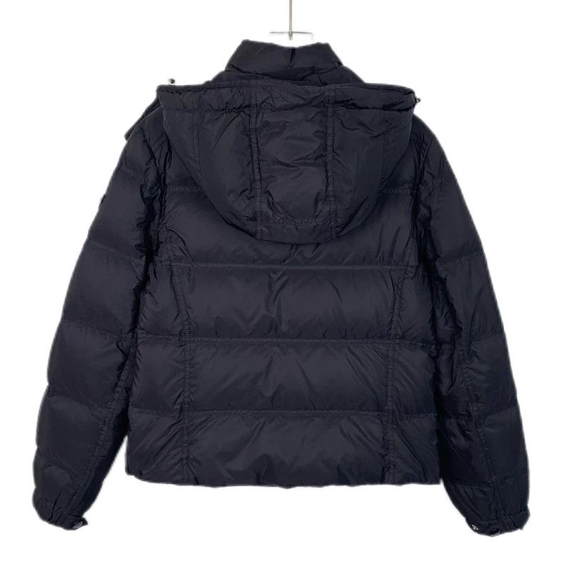 Prada Prada Size 38 Black triangle hooded zipper down jacket 250 Size US XXS / EU 40 - 2 Thumbnail