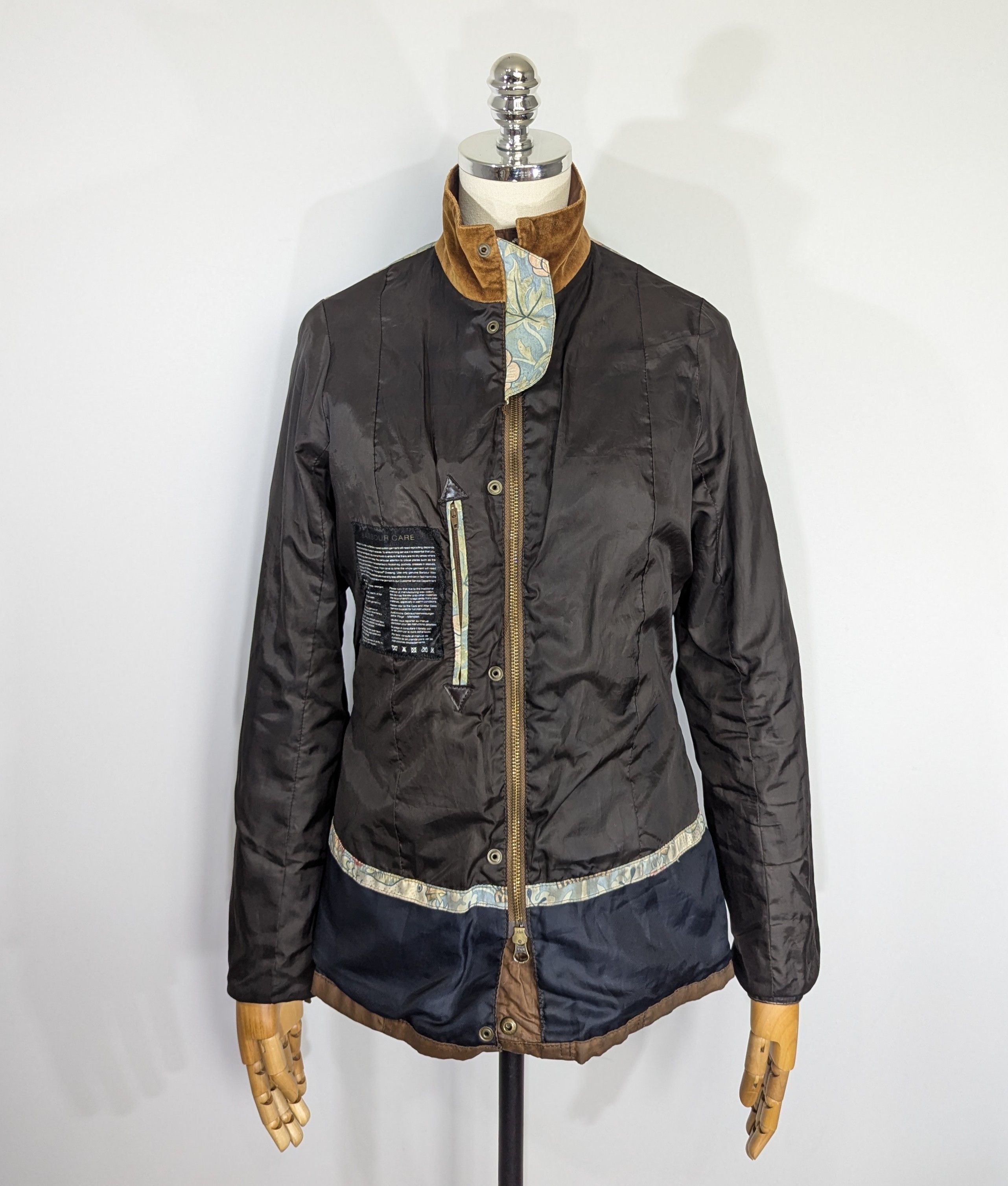 Barbour Barbour Emma Waxed Women's Jacket Brown Waxed Cotton Size S / US 4 / IT 40 - 16 Thumbnail