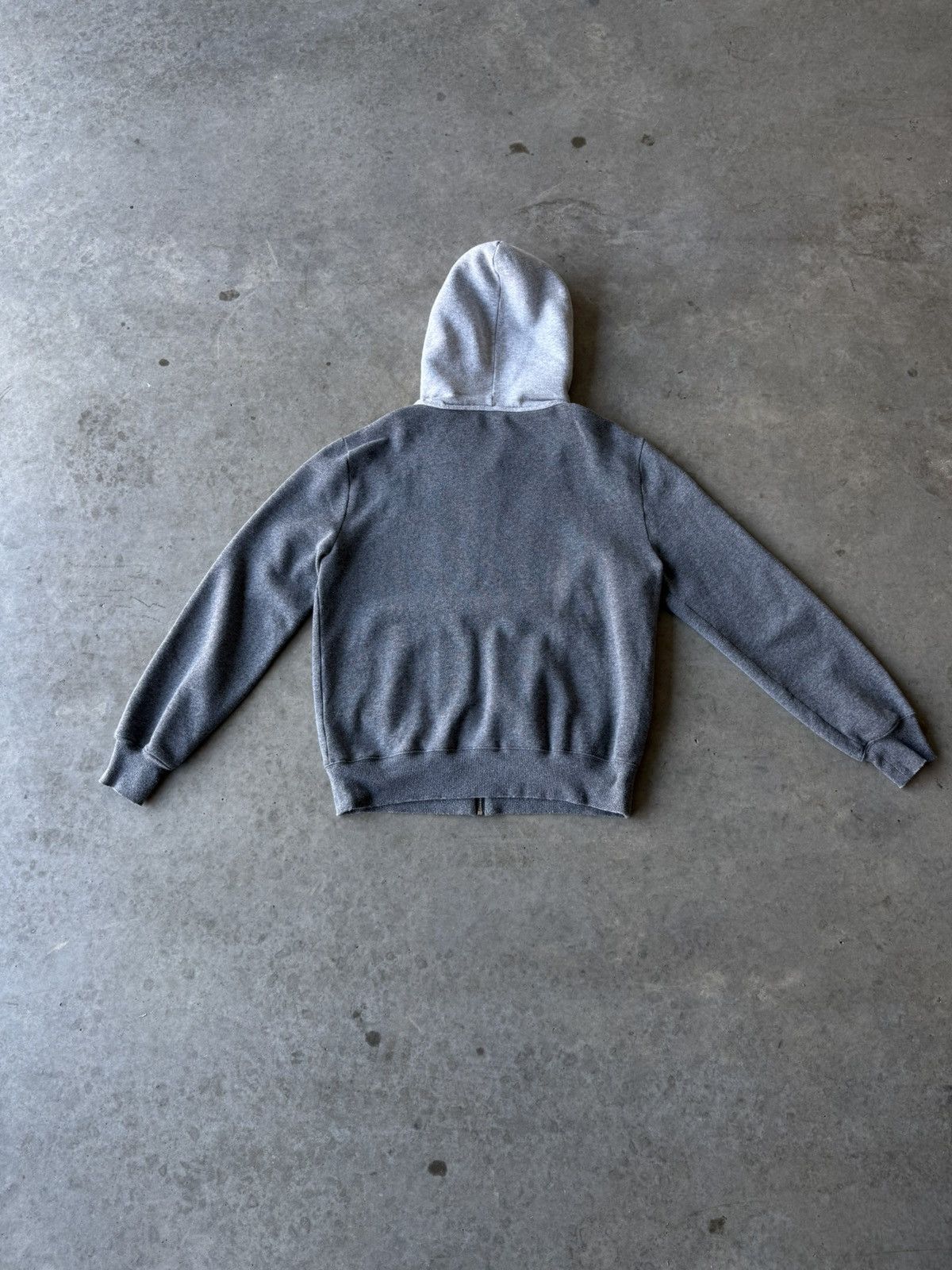 Saint Laurent Paris Saint Laurent Paris SS21 Two Tone Hybrid Zip Up Hoodie Size US XS / EU 42 / 0 - 5 Thumbnail
