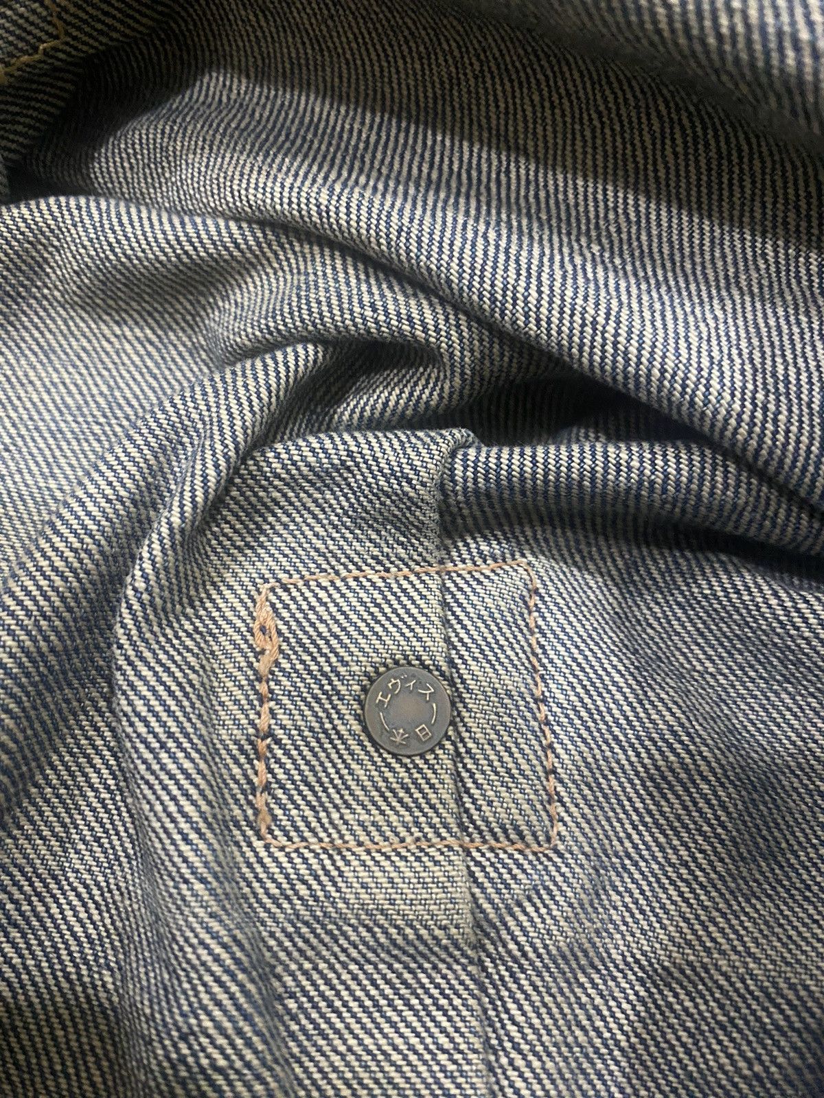 Evisu Vintage Evisu Yamane Diacock Trucker Denim Jacket Size US M / EU 48-50 / 2 - 15 Thumbnail