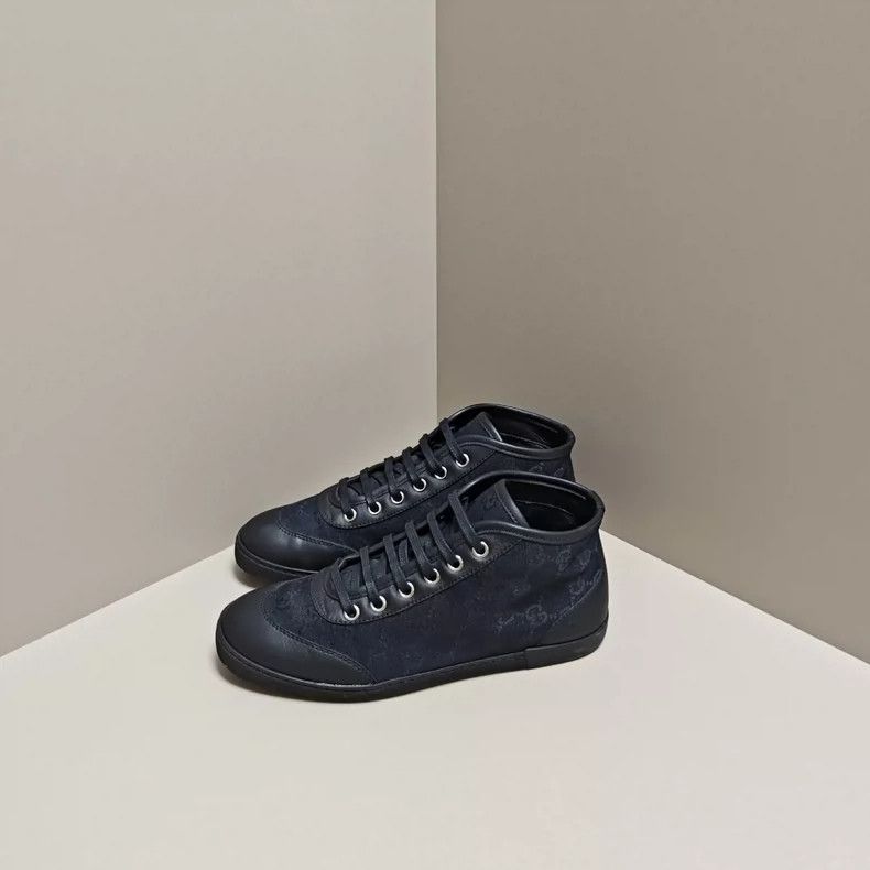 Gucci Gucci High-Top Printed Sneakers - dmc Size US 5 / EU 37 - 1 Thumbnail