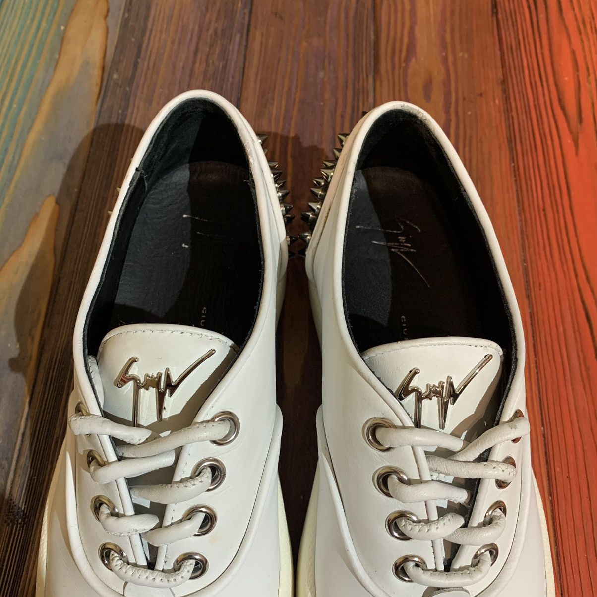 Giuseppe Zanotti Leather White Sneakers
