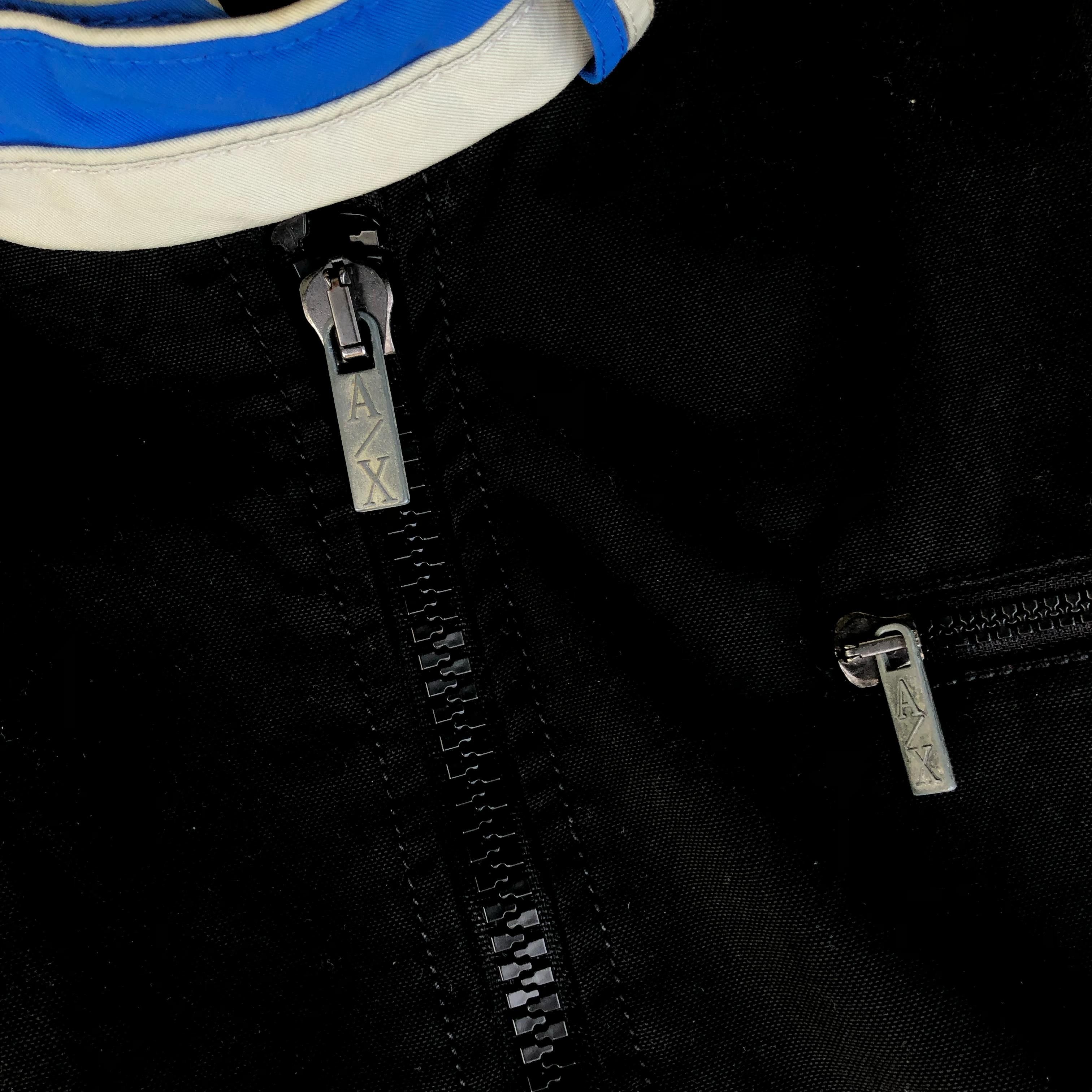 Armani 2000s Biker Jacket Armani Size US XL / EU 56 / 4 - 6 Thumbnail