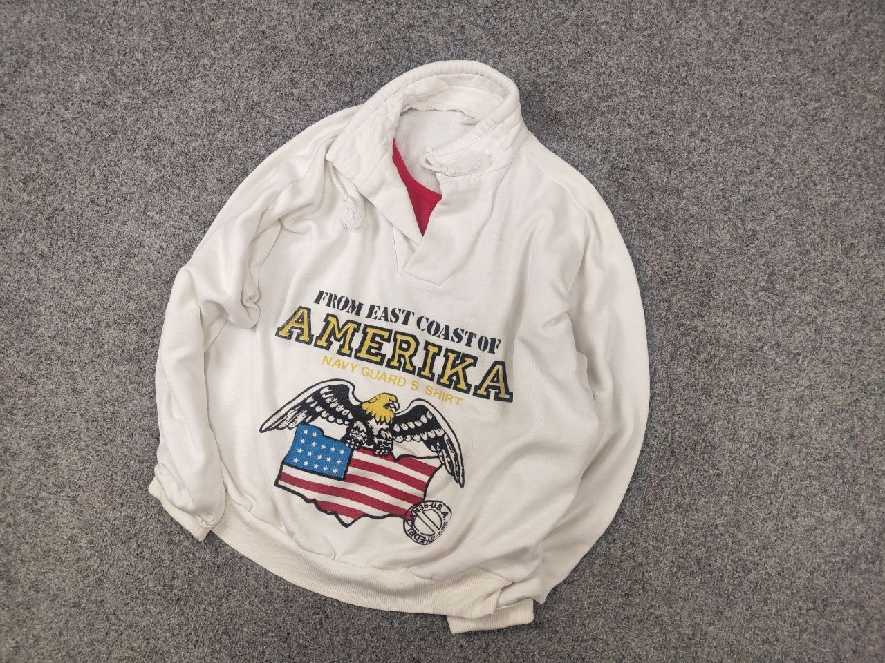 Vintage Vintage 70's From East Coast America Navy Guards Sweatshirt Size US M / EU 48-50 / 2 - 3 Thumbnail