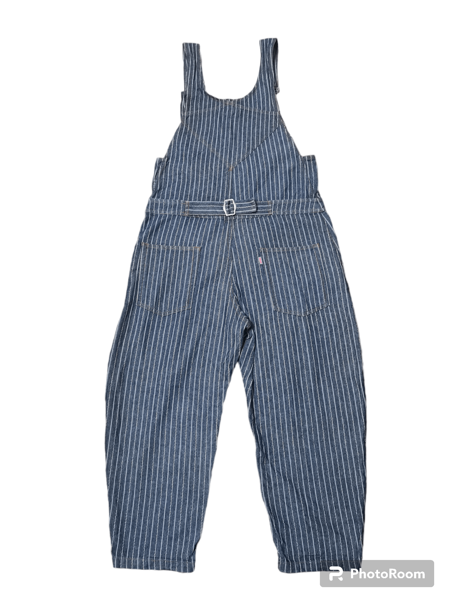 Issey Miyake × Japanese Brand × Ne-Net 💥Rare💥 Vtg Ne-net Issey Miyake Hickory Overall Suspender Size 34" / US 12 / IT 48 - 2 Thumbnail