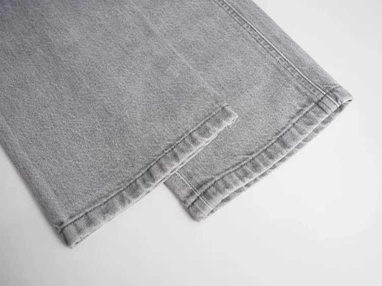 Raf Simons Raf Simons 20AW Grey Back Zipper Denim-2505 Size US 29 - 6 Thumbnail