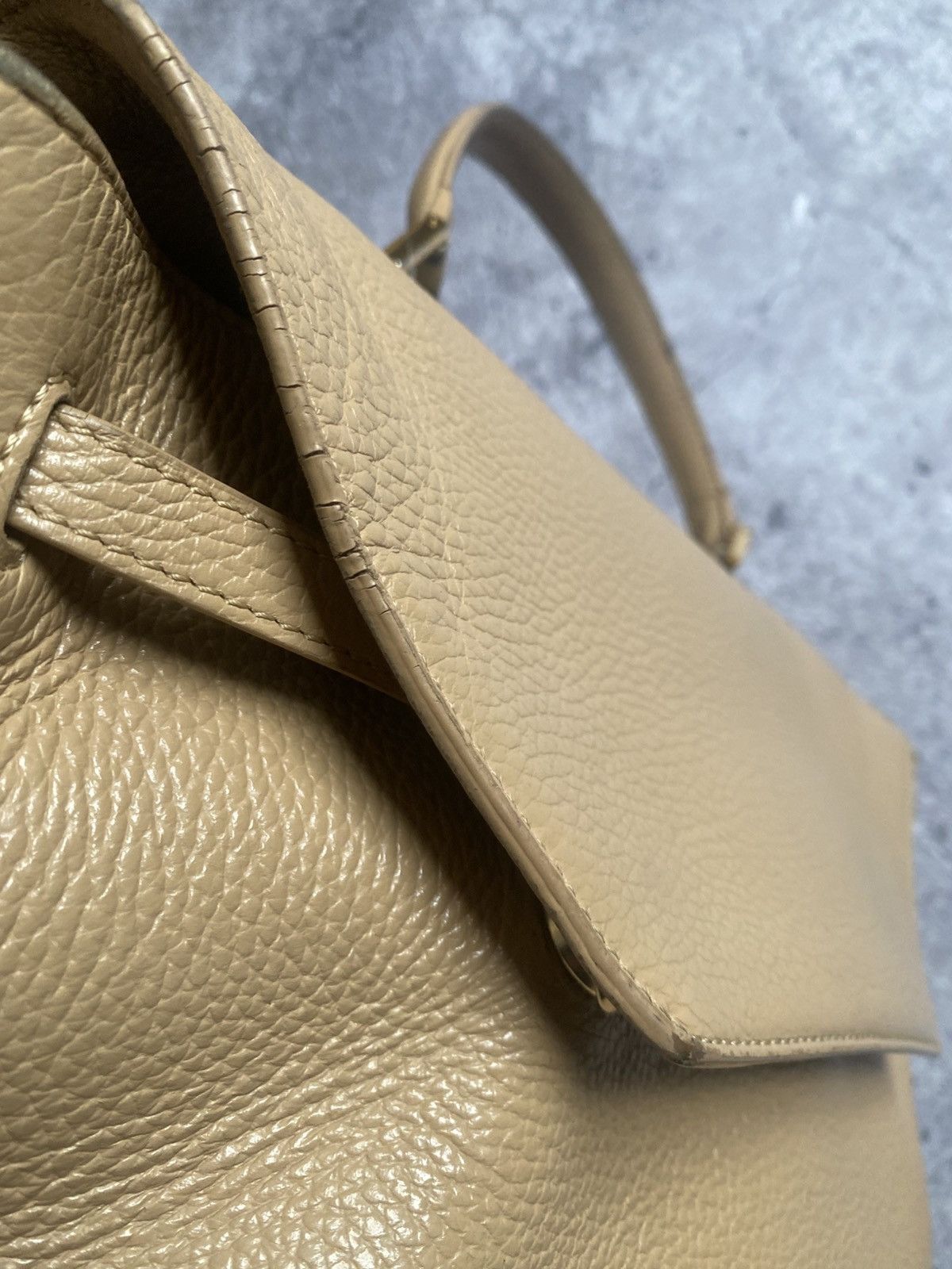 Other Ameli Zurich Central Bag Beige Pebbled Leather Luxury Italy Size ONE SIZE - 19 Thumbnail