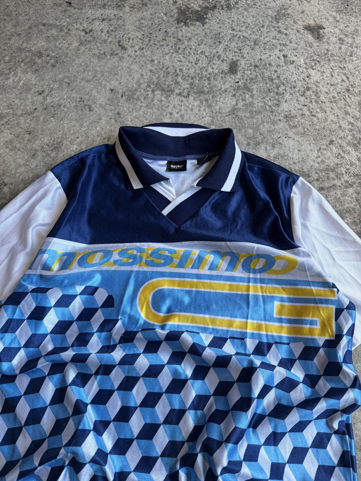 Japanese Brand × Vintage Crazy vintage Y2K racing style soccer polo jersey shirt Size US M / EU 48-50 / 2 - 2 Thumbnail