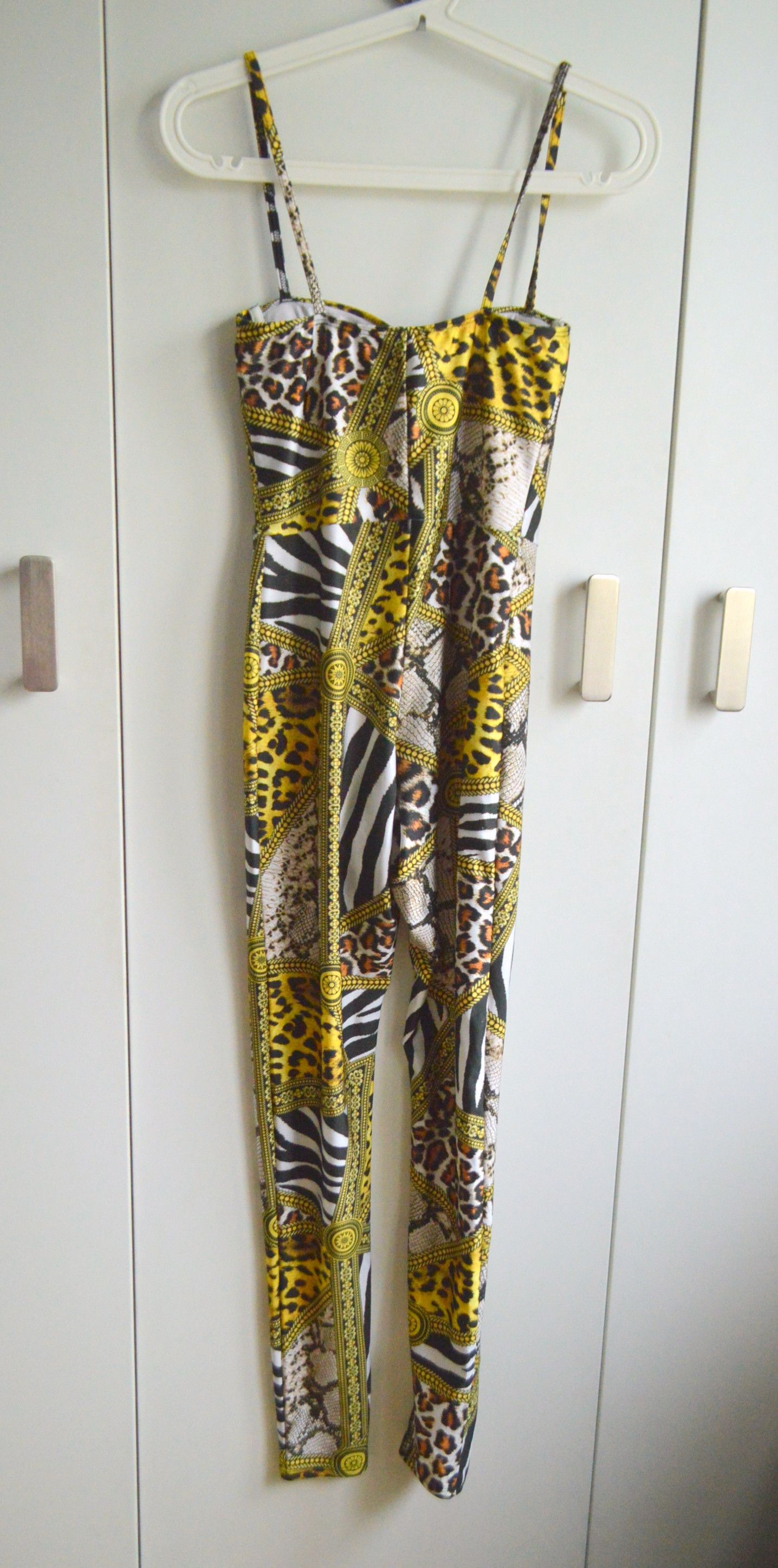 Jaded London Jaded London Baroque Animal Print Jumpsuit Y2K Versace Size 28" / US 6 / IT 42 - 6 Thumbnail