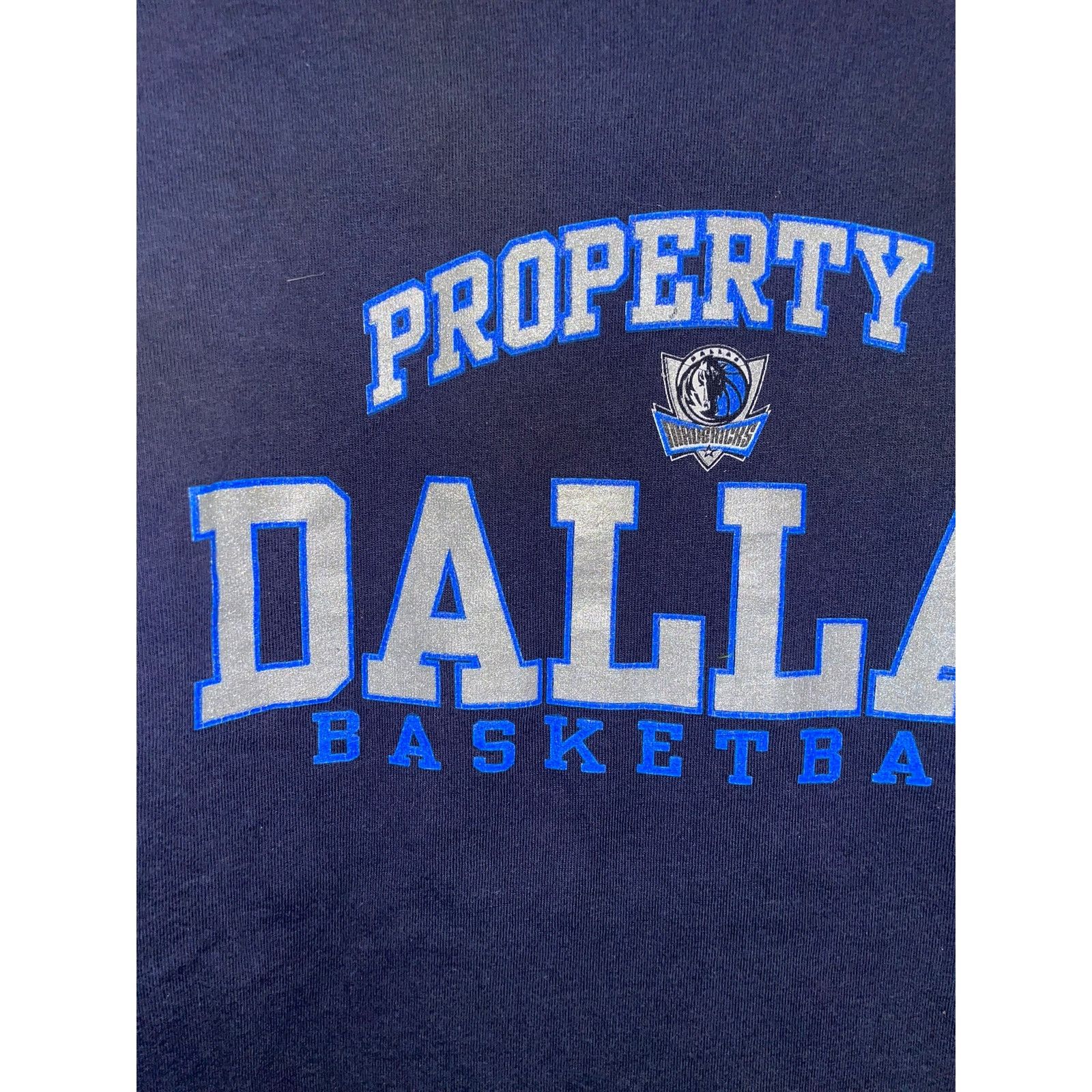 NBA NBA Dallas Mavs Shirt Mavericks Property Blue Tee 2000s XL Size US XL / EU 56 / 4 - 2 Thumbnail