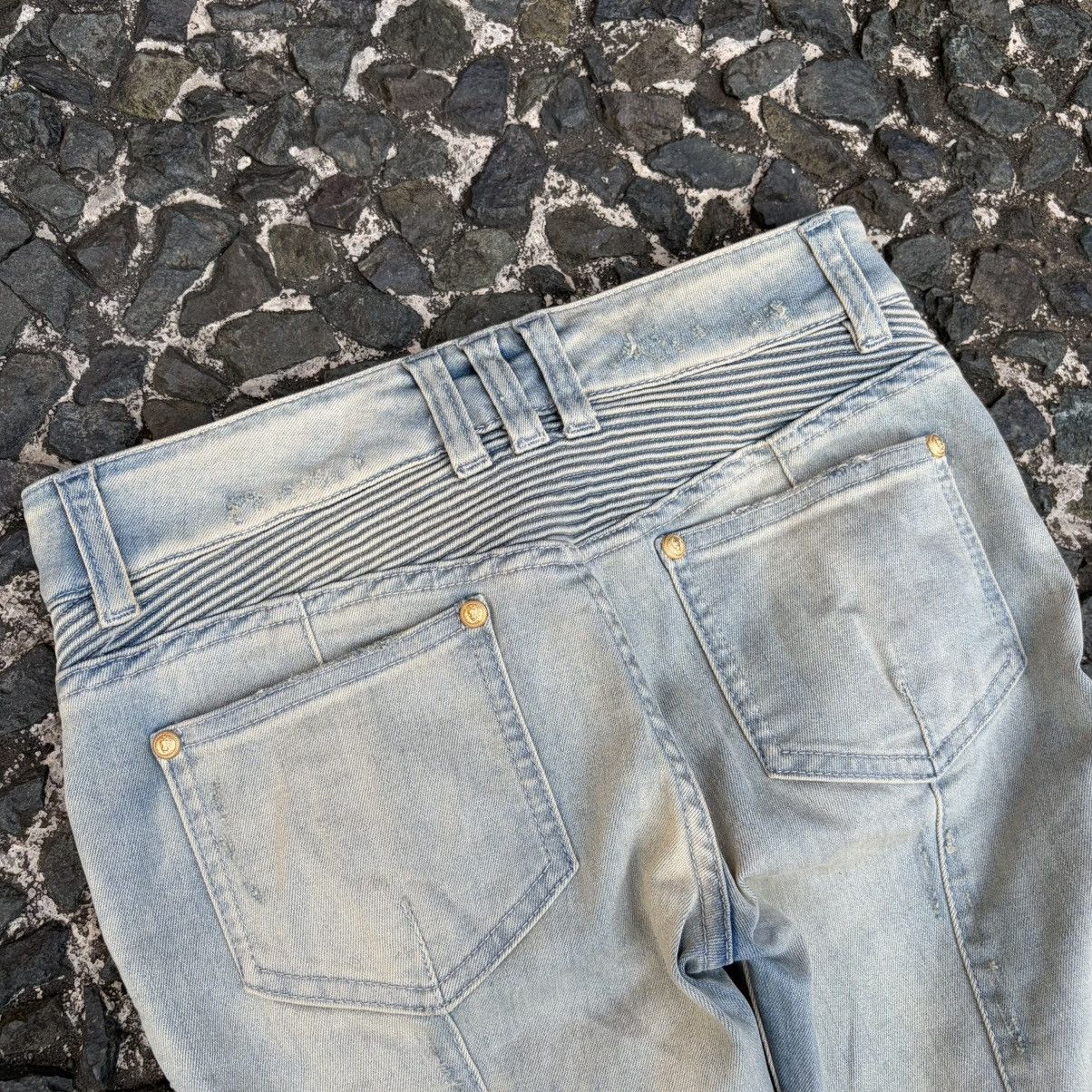Balmain Balmain Biker Jeans Ankle Zip Size 27" / US 4 / IT 40 - 5 Thumbnail
