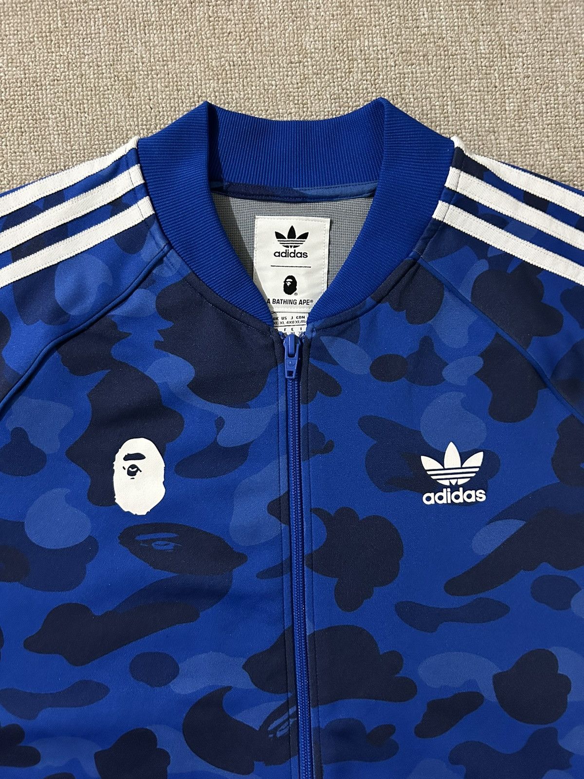Adidas × Bape Bape x Adidas Adicolor Track Top Size US XL / EU 56 / 4 - 2 Thumbnail