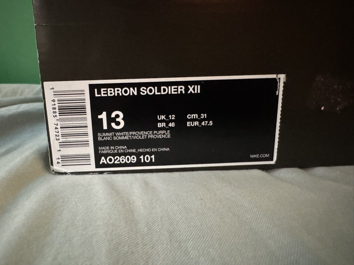 Nike Nike LeBron soldier 12 2018 Size US 13 / EU 46 - 7 Thumbnail