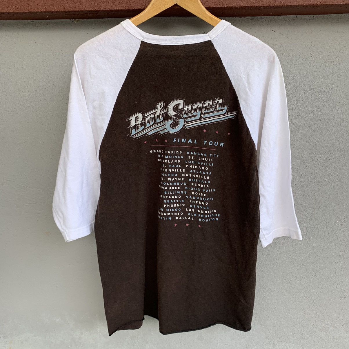 Band Tees Bob Seger Final Tour Band Tee Raglan 3Q Size US M / EU 48-50 / 2 - 3 Thumbnail