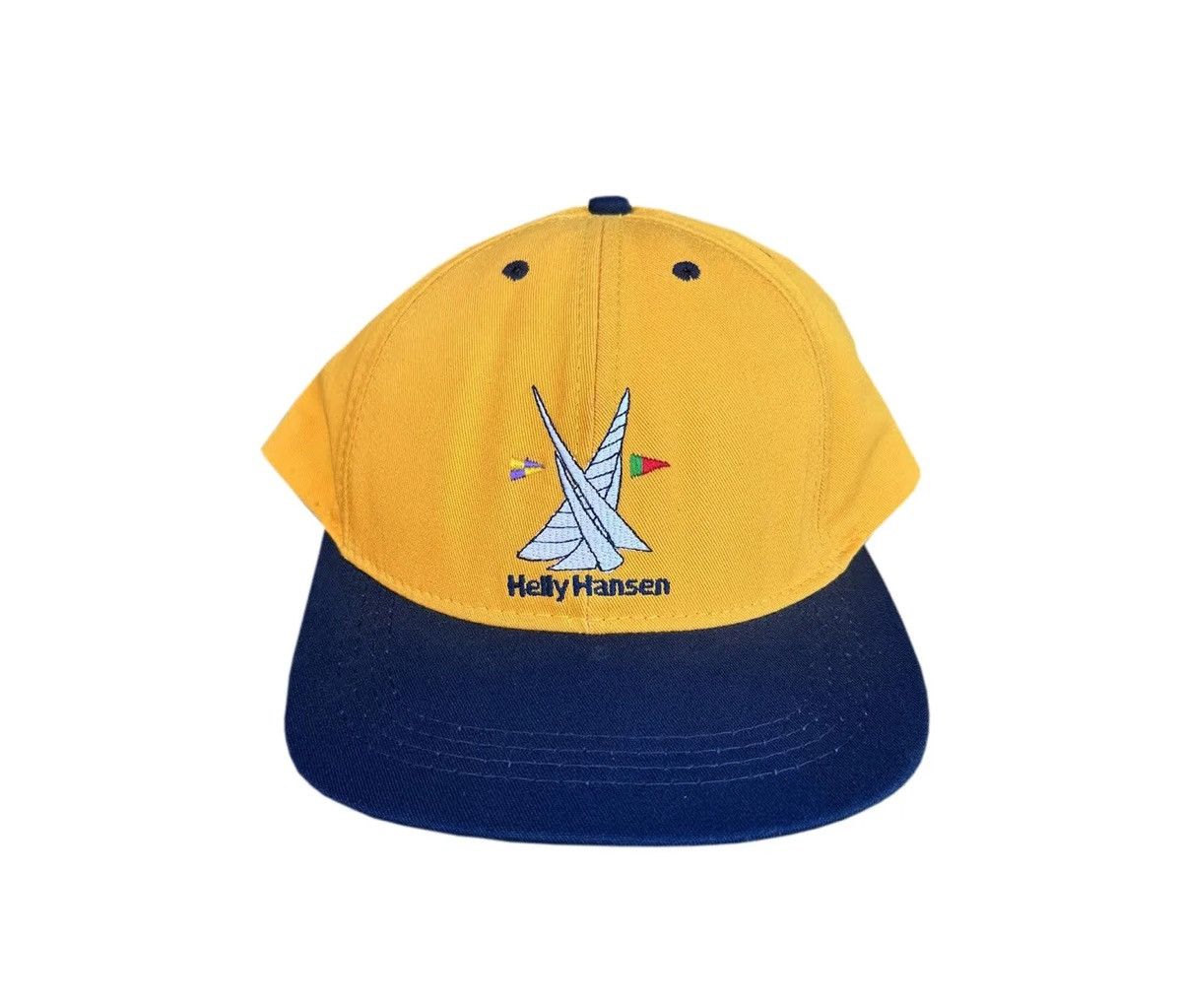 Helly Hansen Vintage Helly Hansen Sailing Yellow / Navy Hat Size ONE SIZE - 1 Thumbnail
