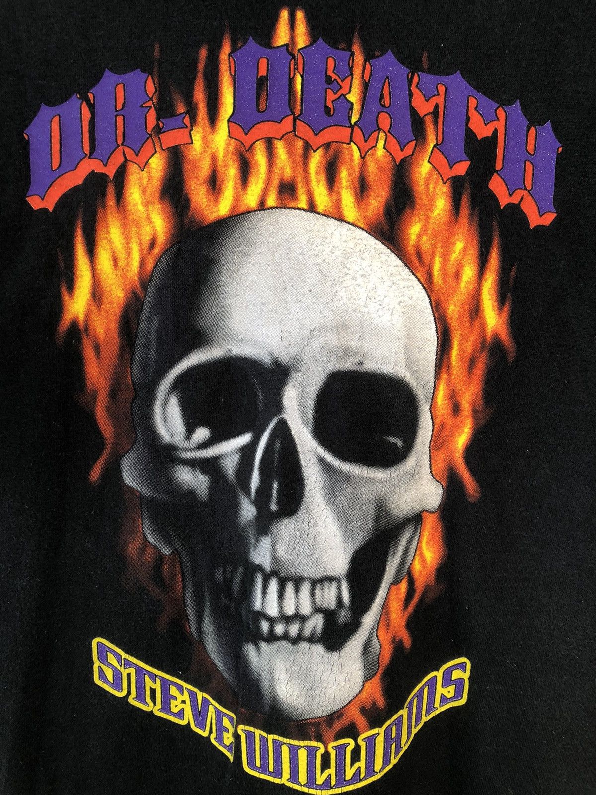 Vintage × WCW/nWo × WWF Vintage 90s DR DEATH Steve Williams Wrestler Size US L / EU 52-54 / 3 - 3 Thumbnail