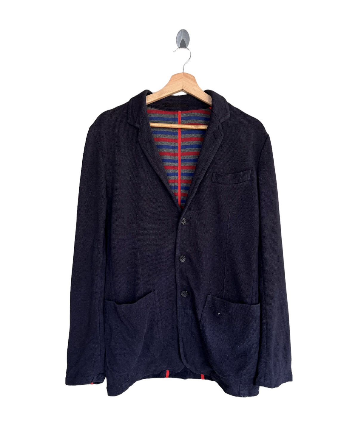 image of Beams Plus Beams Japan Jacket in Blue Black, Men's (Size Small)