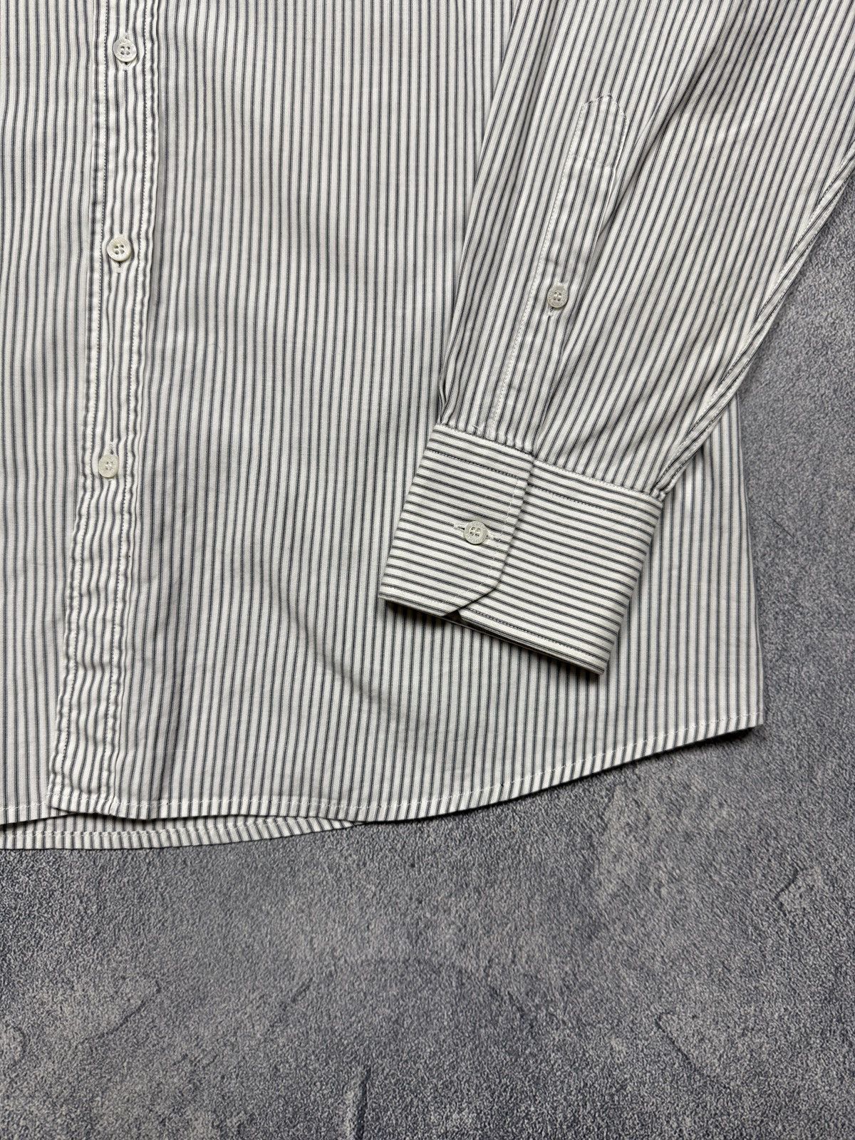 Gucci Gucci Striped Shirt Button Up Size US XL / EU 56 / 4 - 5 Thumbnail