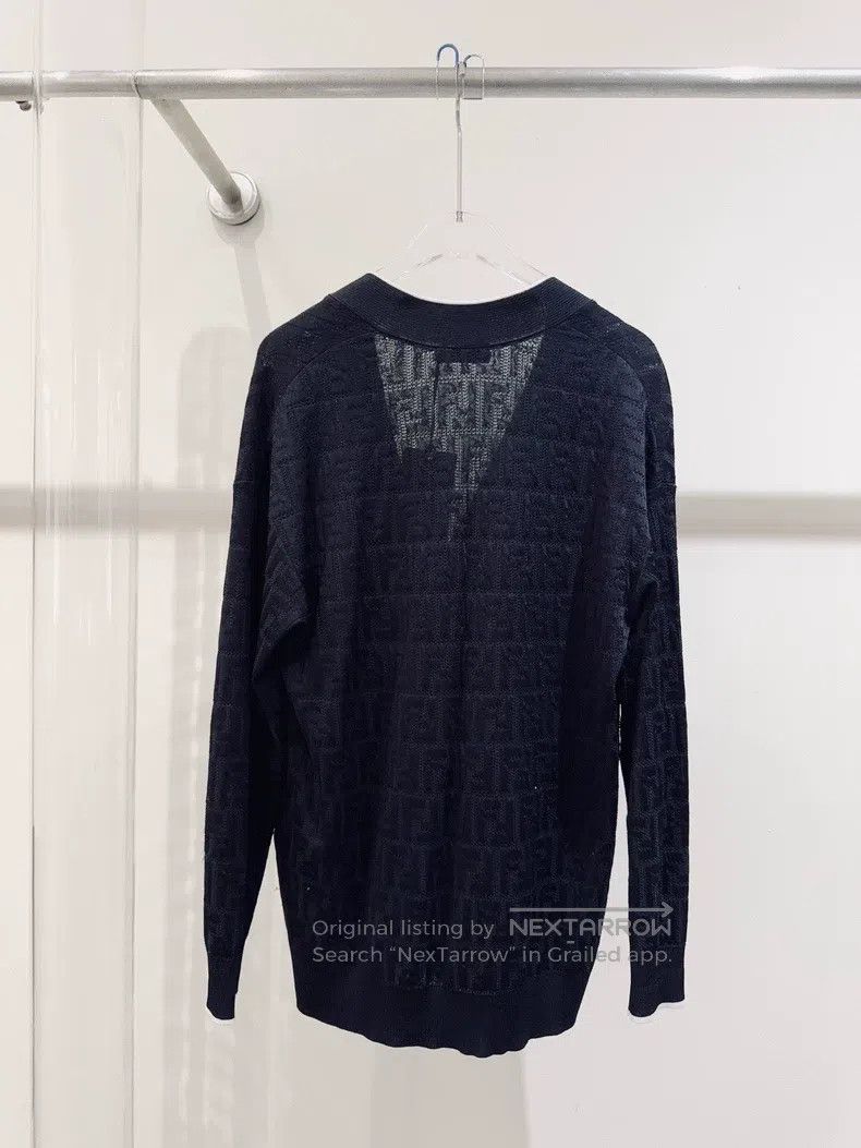 Fendi Fendi Logo-emblazoned cardigan Size XS / US 0-2 / IT 36-38 - 3 Thumbnail