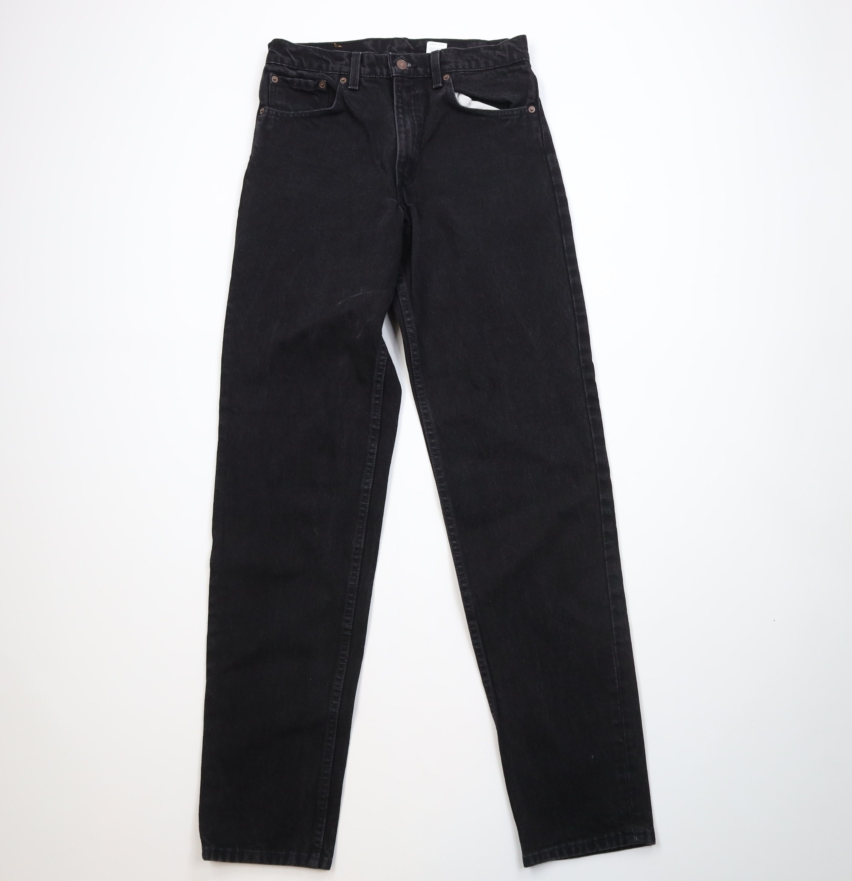 Levi's Vintage 90s Levis Relaxed Tapered Leg Denim Jeans Black USA Size US 32 / EU 48 - 1 Thumbnail